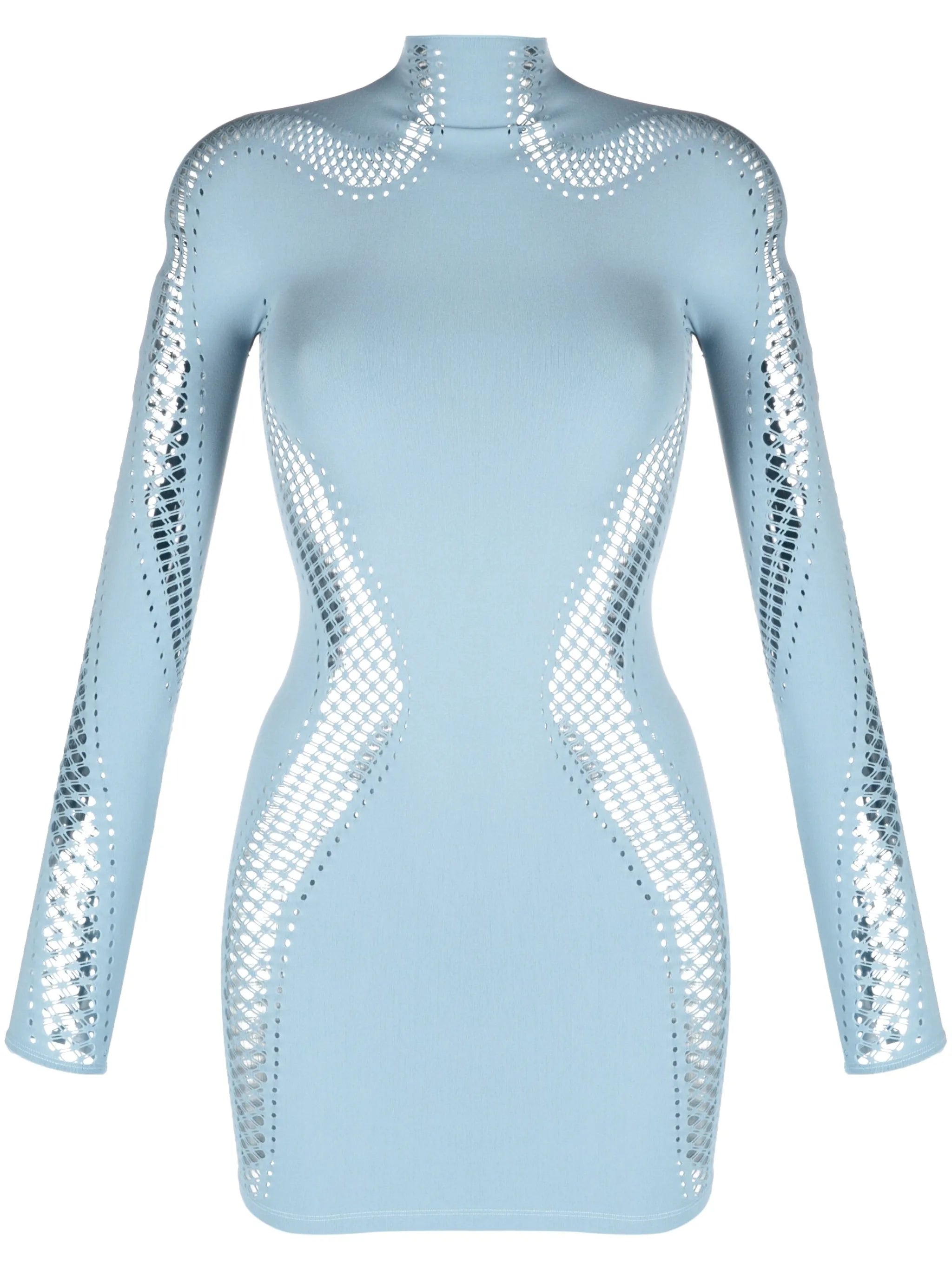 Seamless panelled minidress