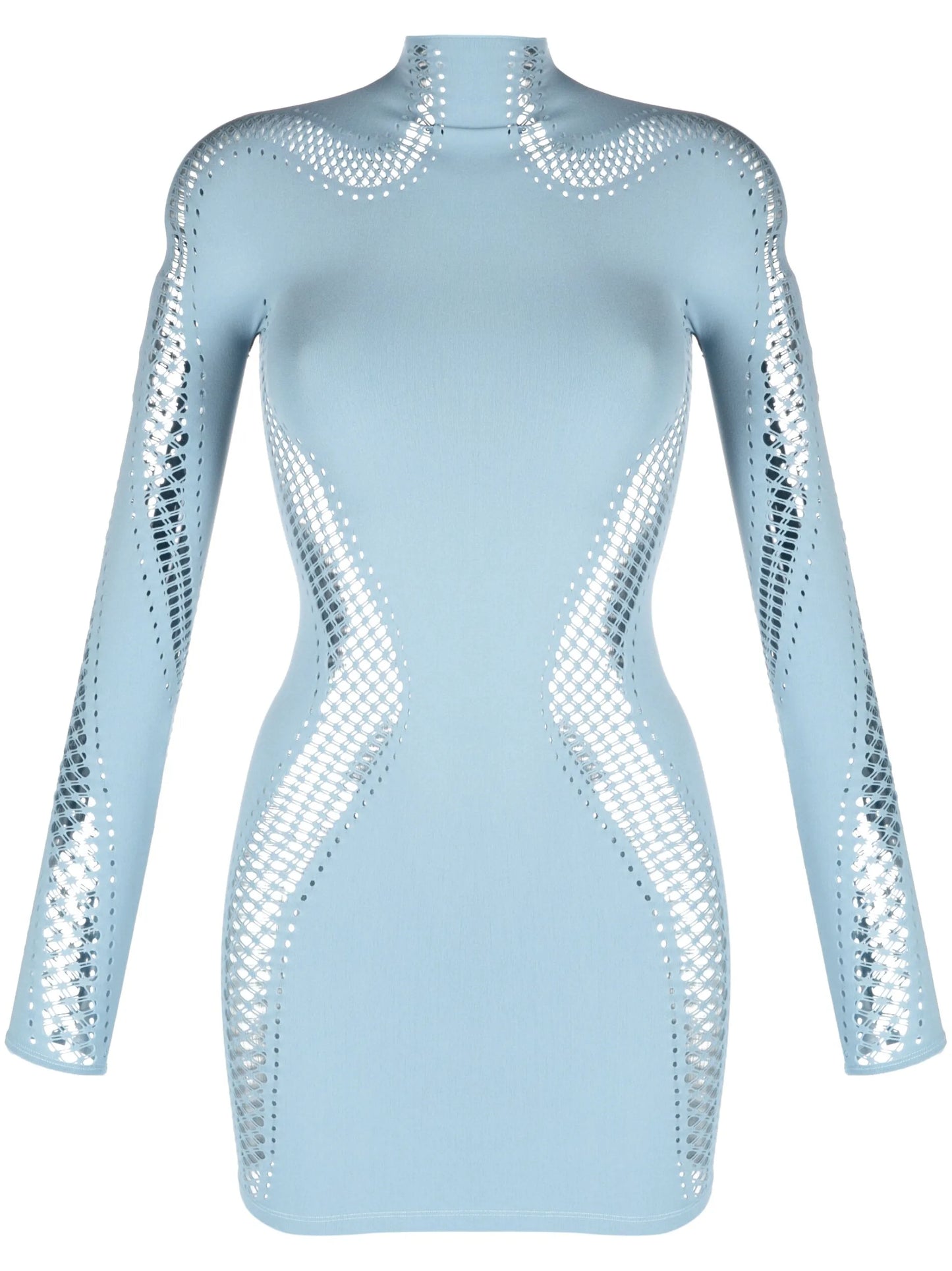 Seamless panelled minidress