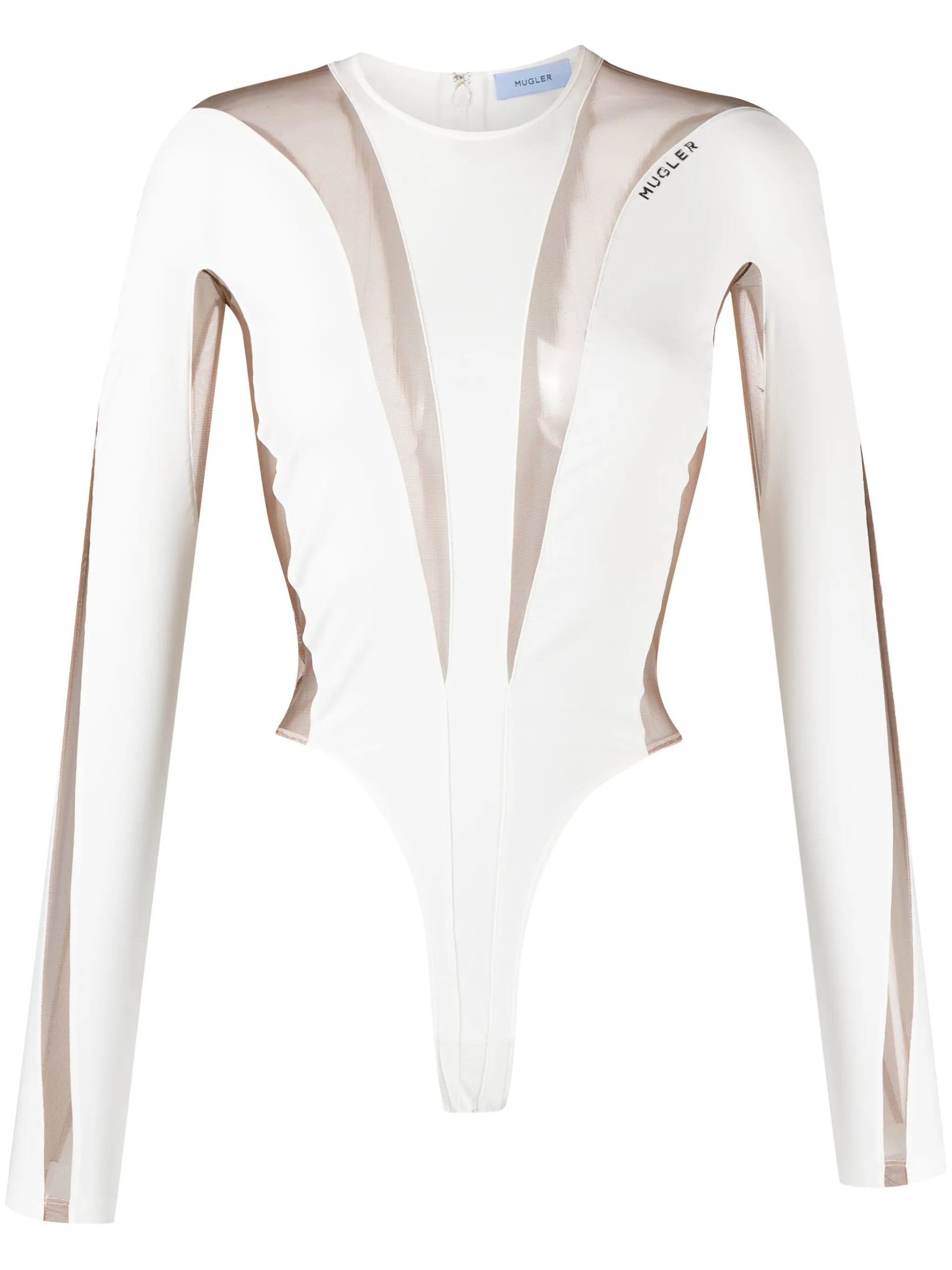 Illusion sheer-details bodysuit