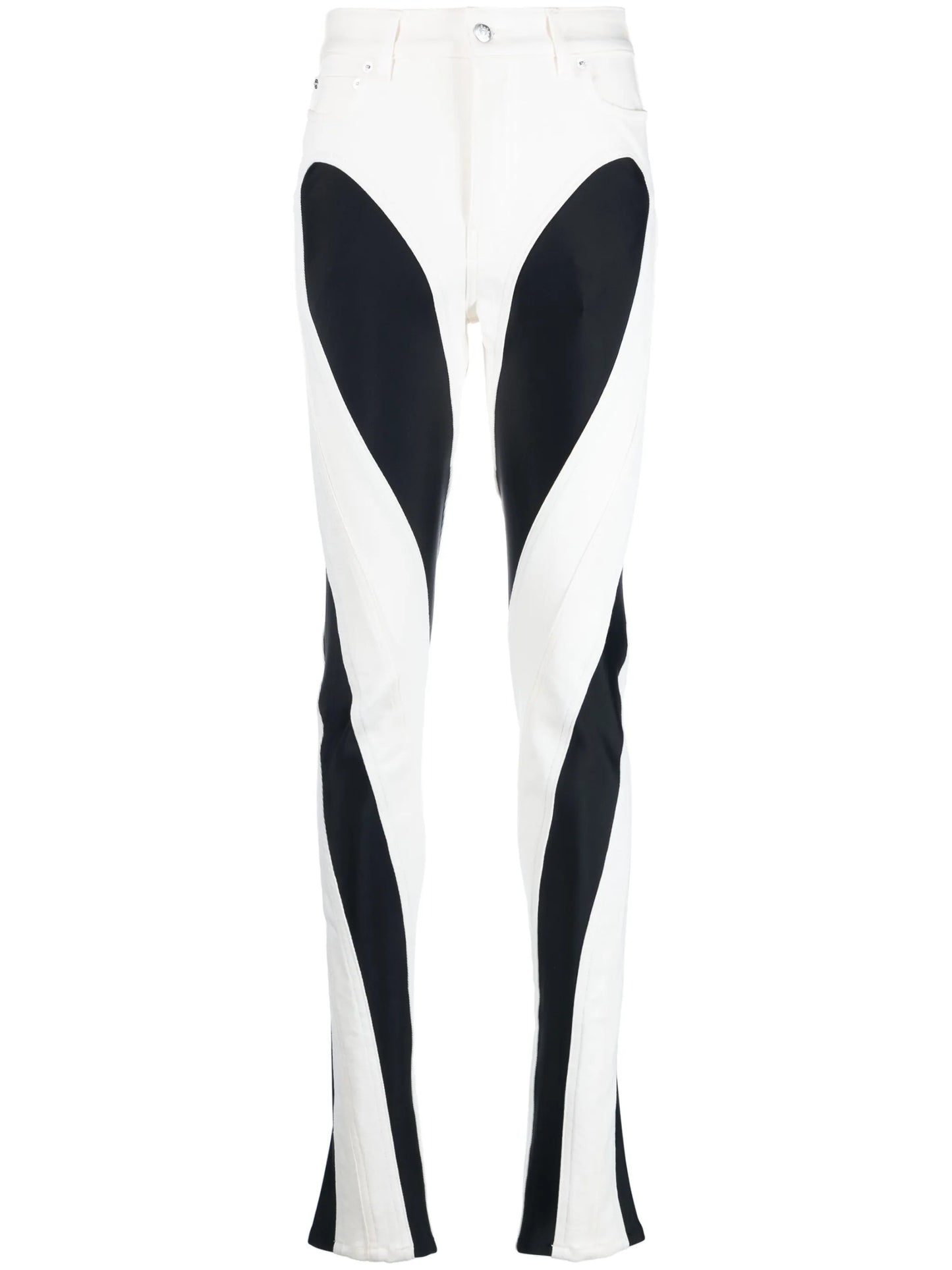 Spiral skinny jeans