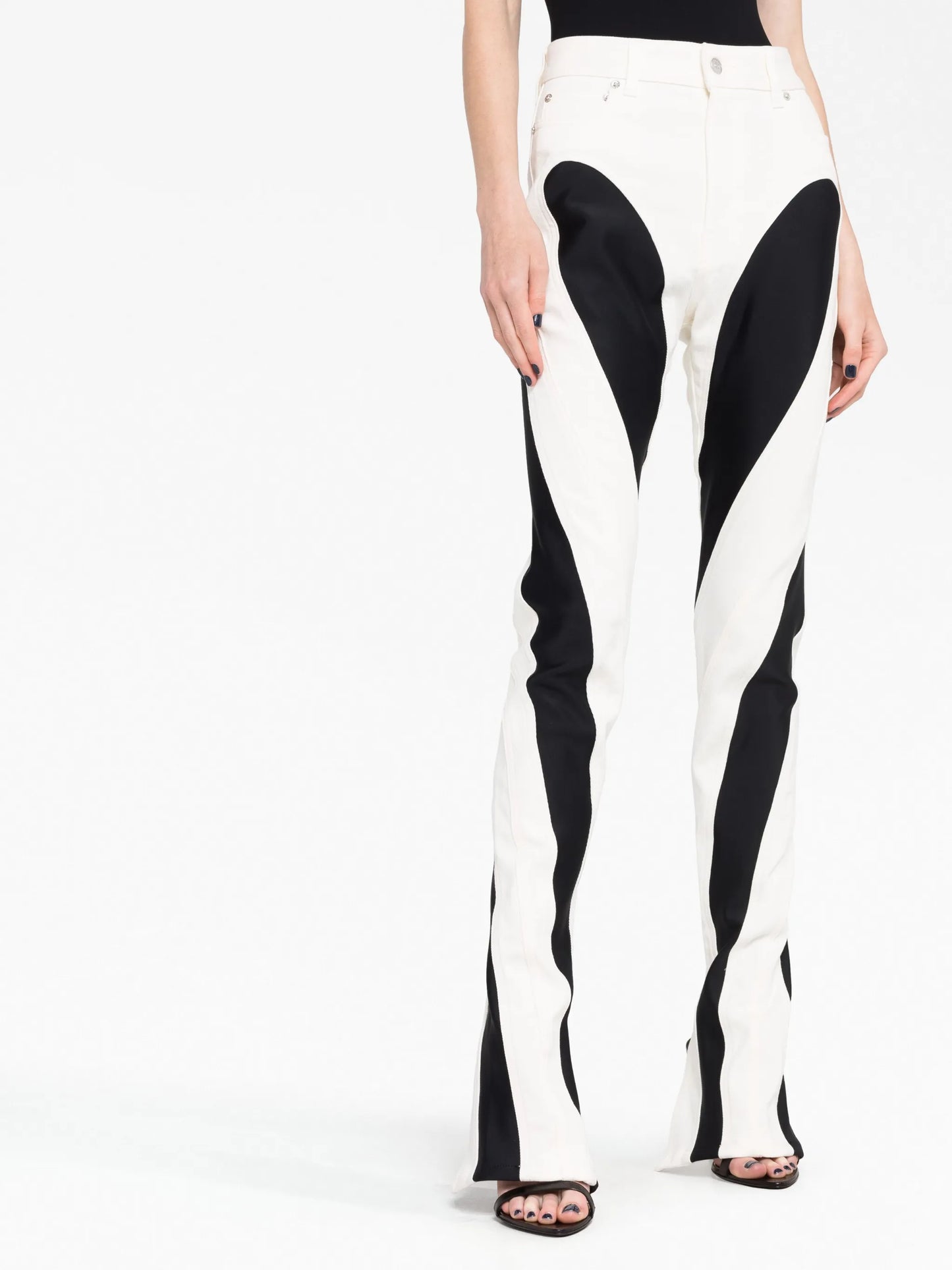 Spiral skinny jeans