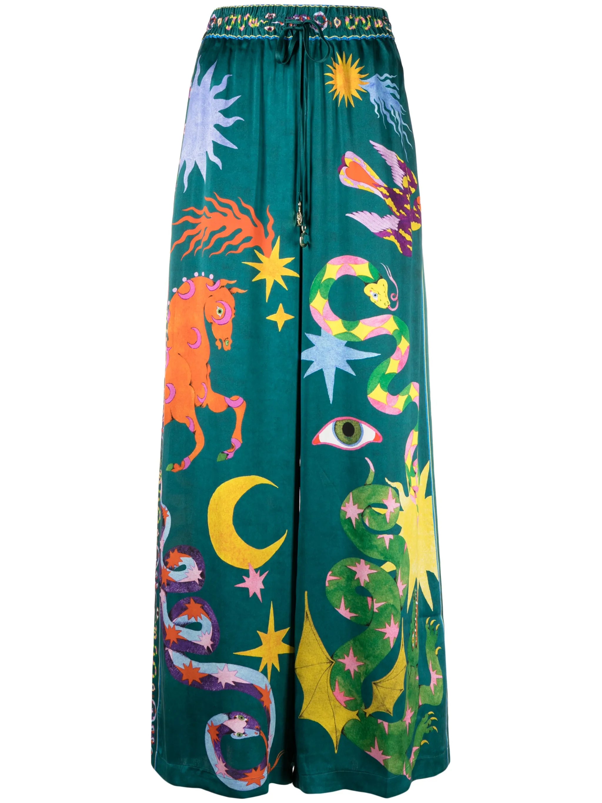 Guardian silk trousers