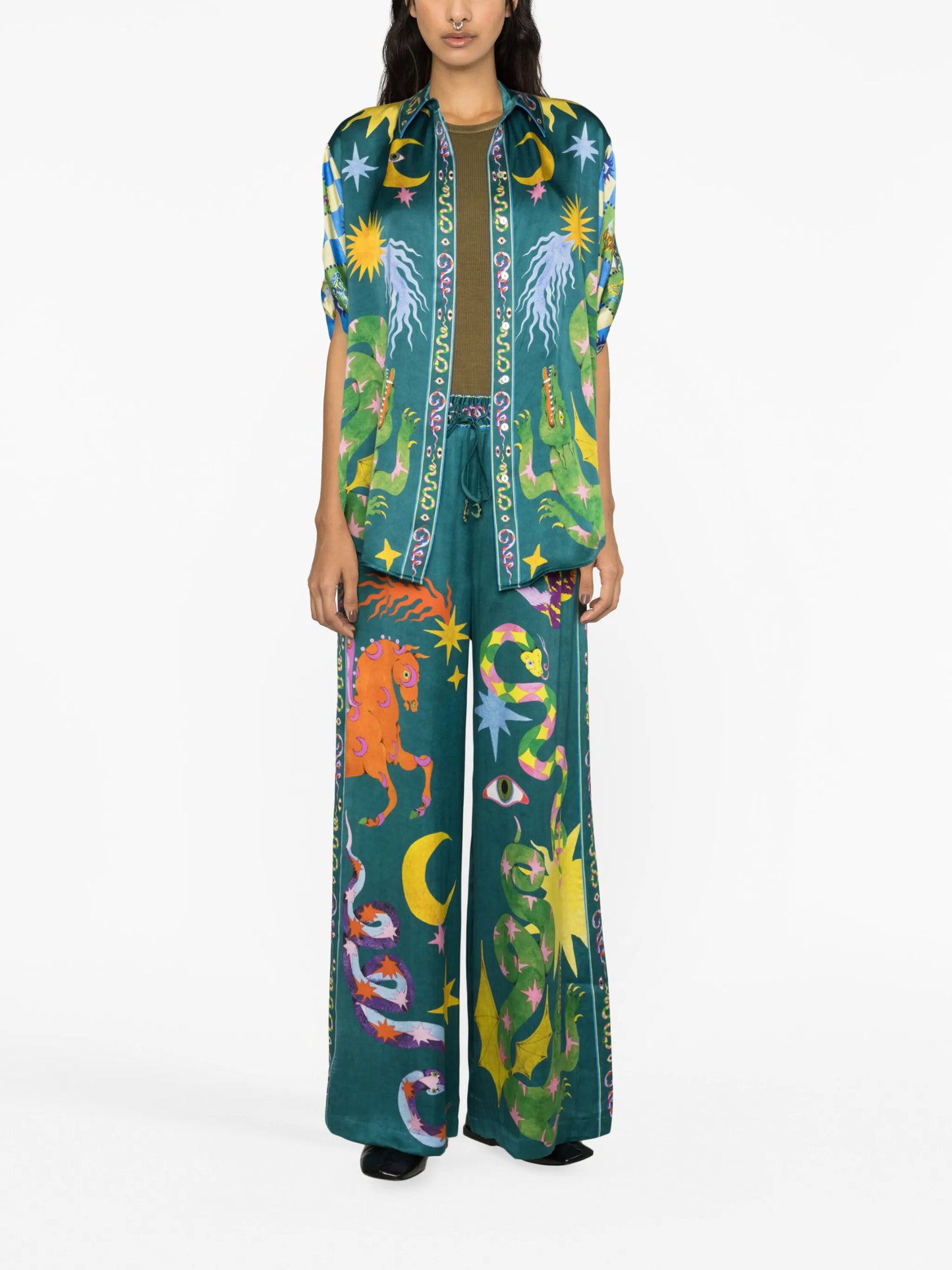 Guardian silk trousers