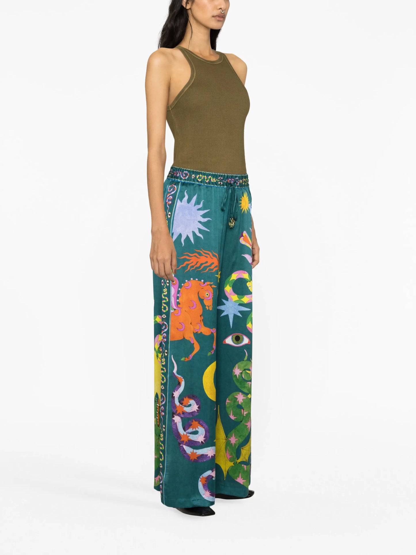 Guardian silk trousers