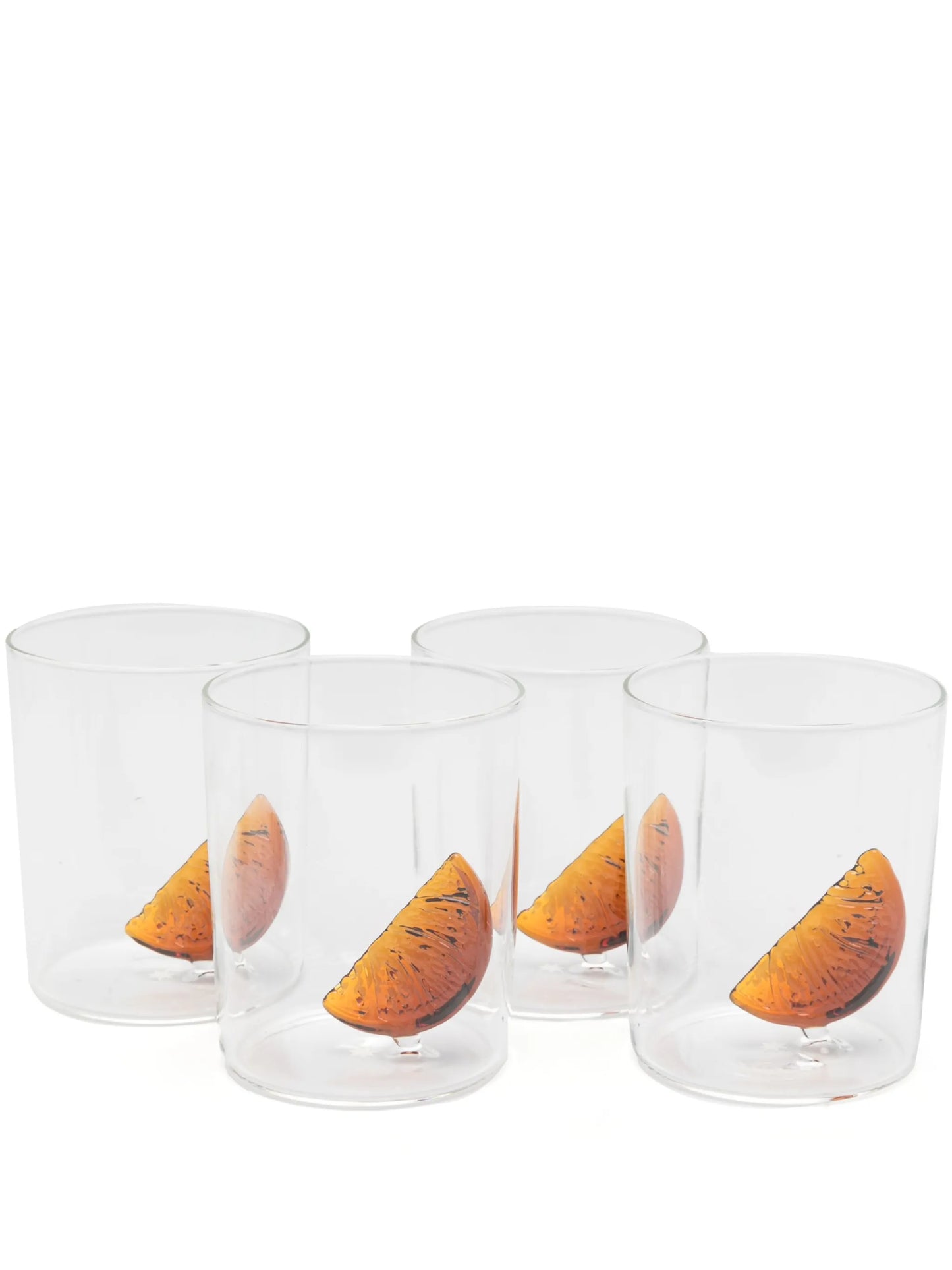 slice-detail glass (set of four)