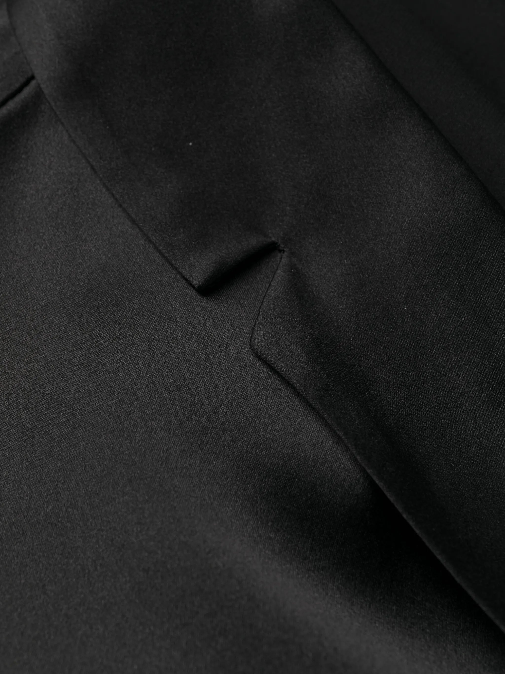 long-sleeve short silk robe