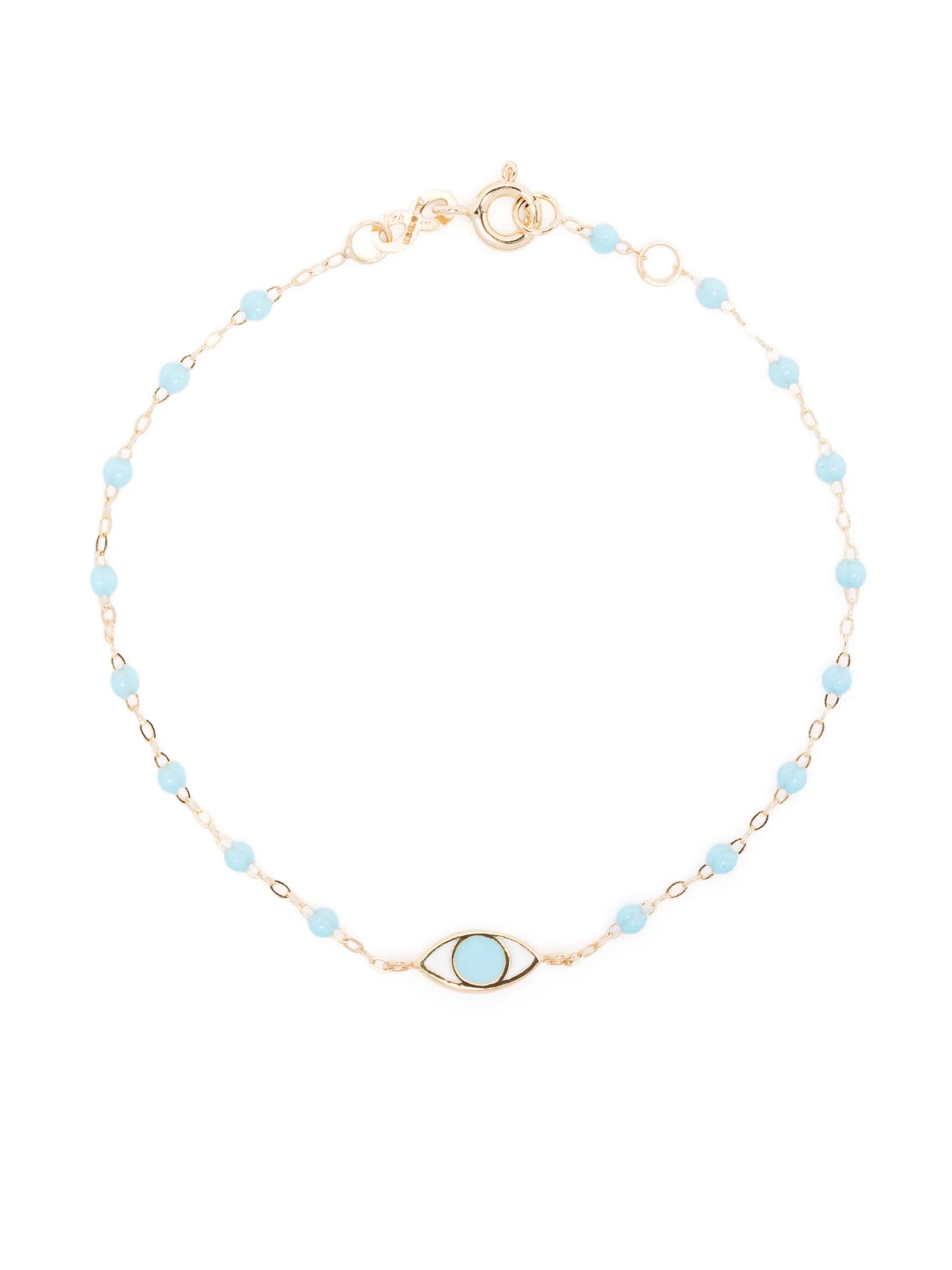 18kt yellow gold Gigi Eye beaded bracelet