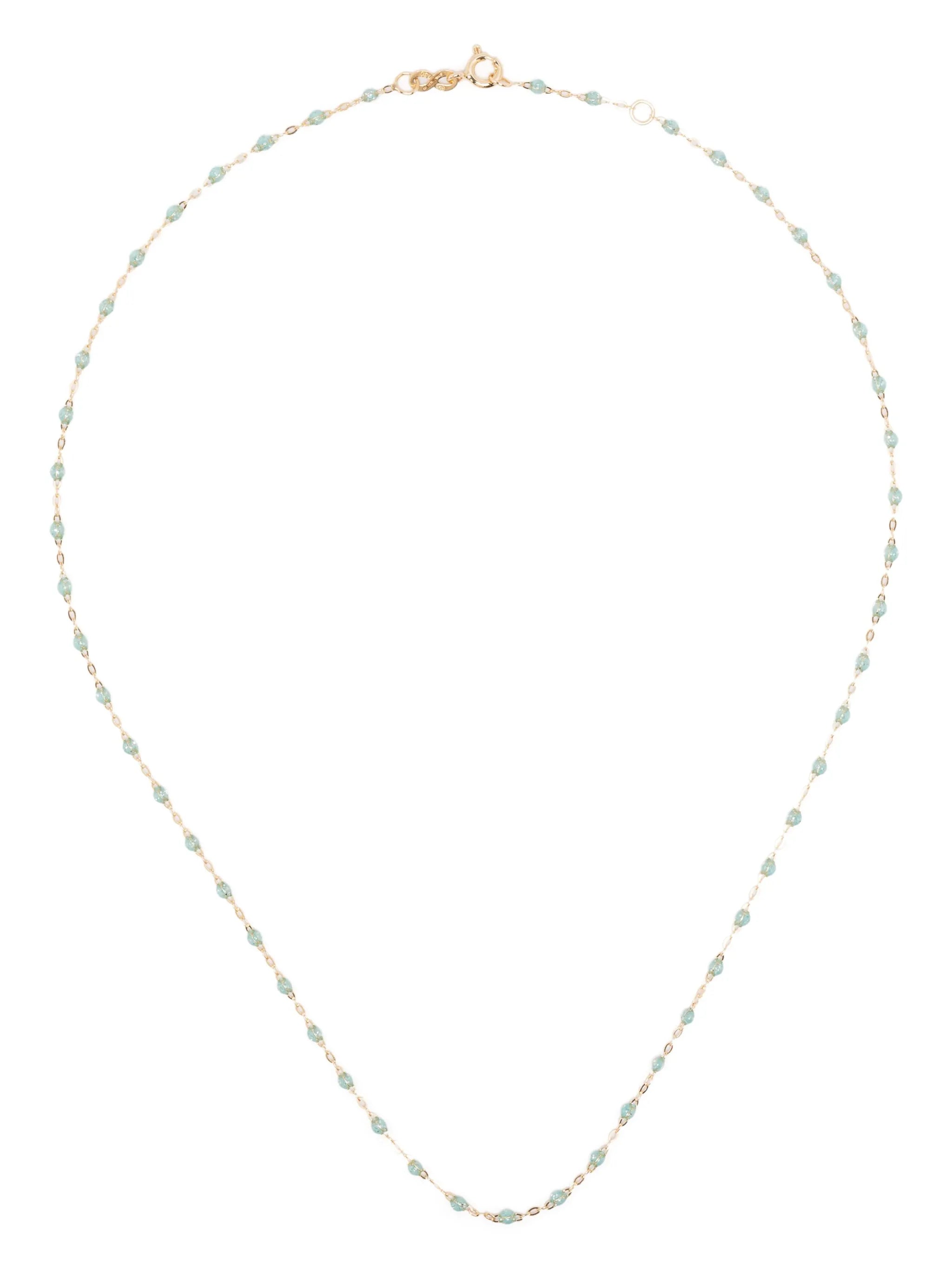 18kt yellow gold Gigi Tropic beaded necklace