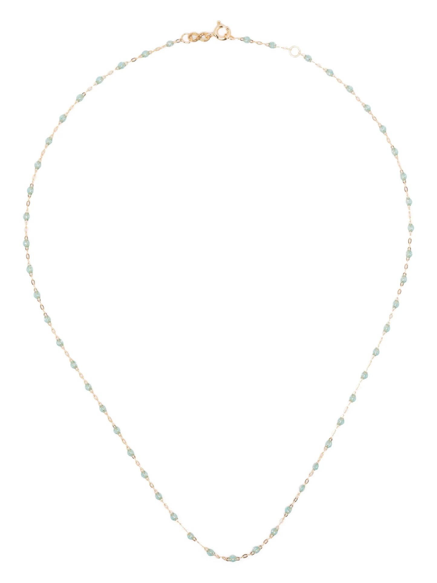 18kt yellow gold Gigi Tropic beaded necklace