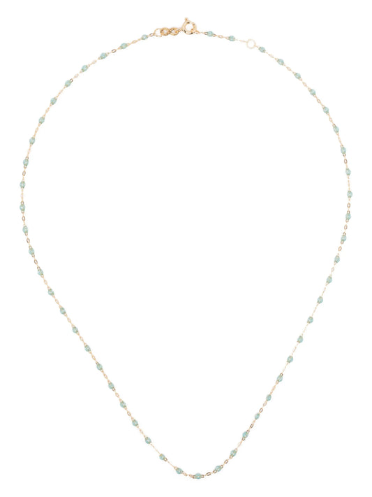 18kt yellow gold Gigi Tropic beaded necklace