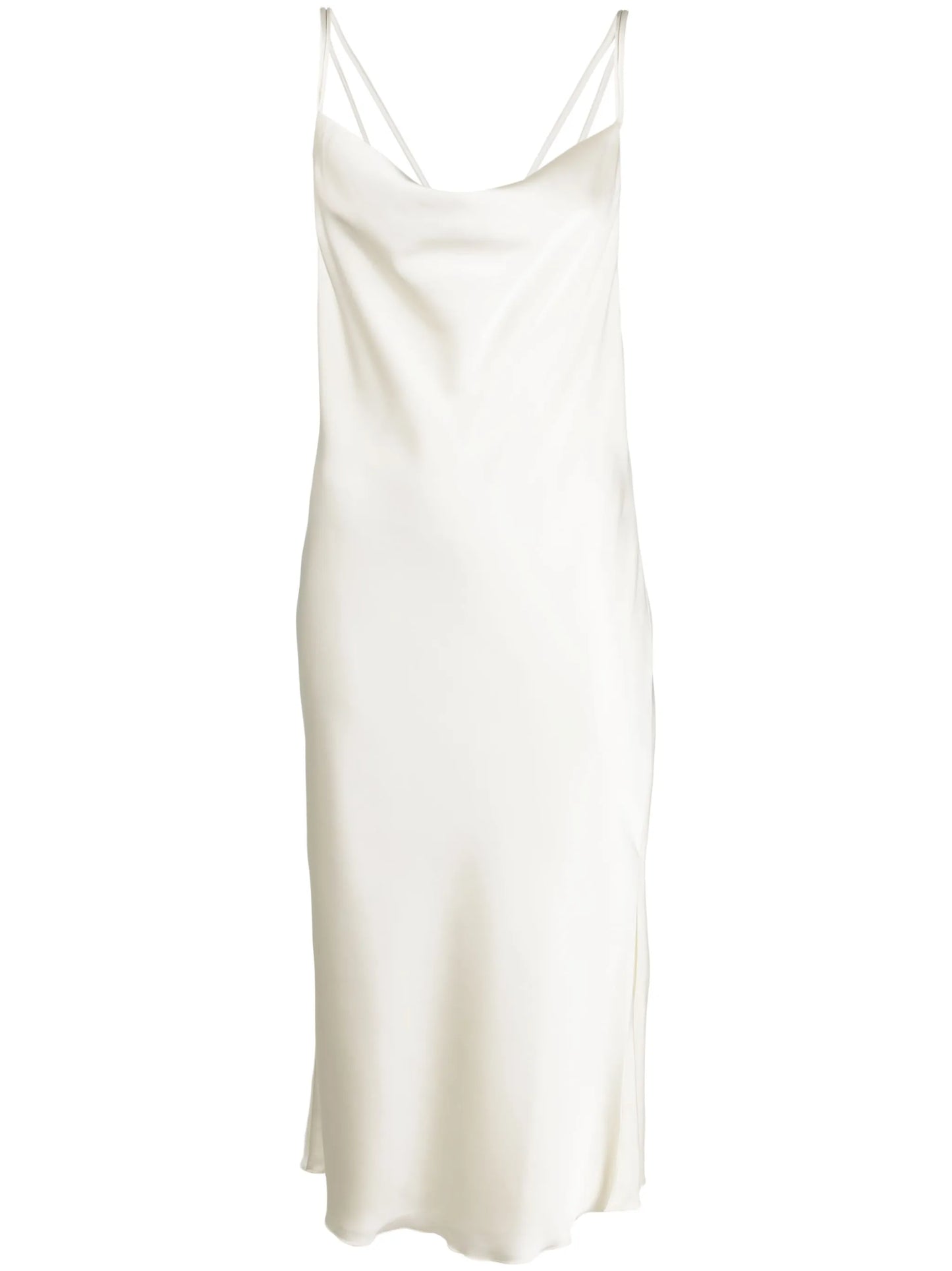 open-back slip dress
