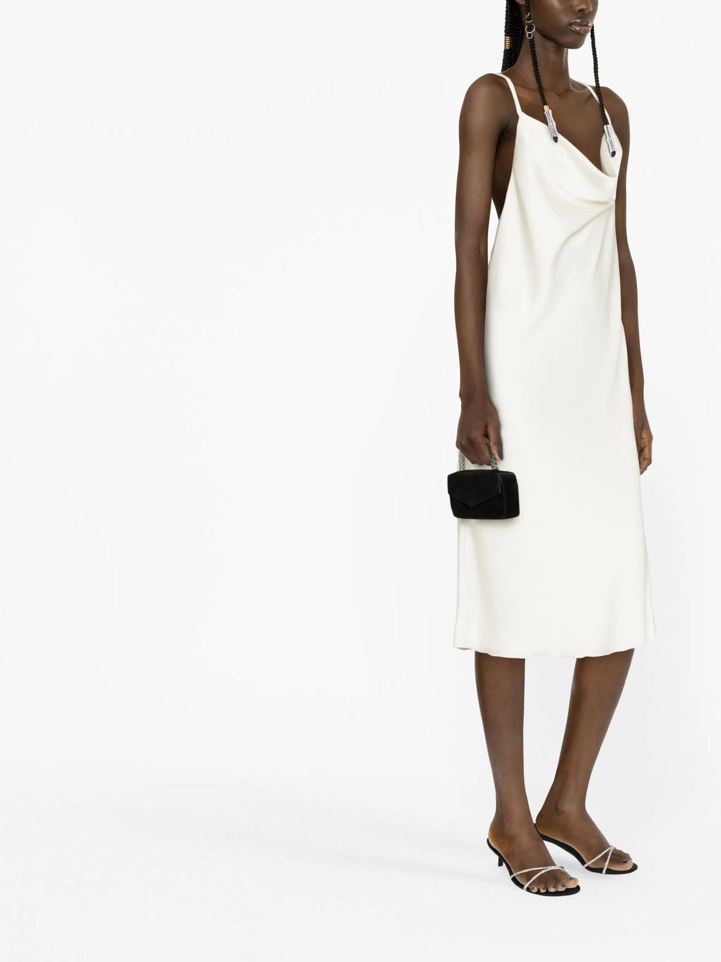 open-back slip dress