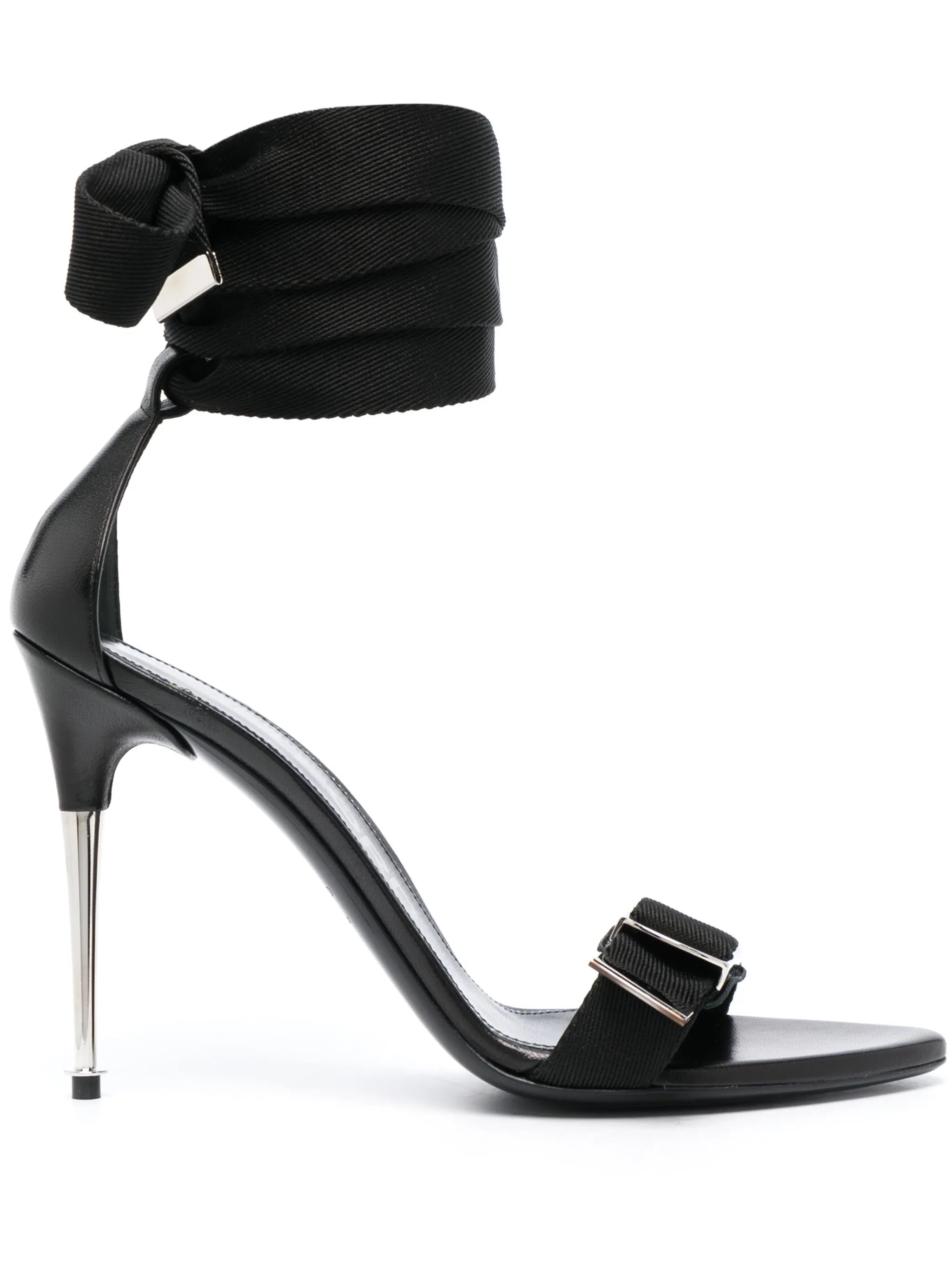 125mm tie-ankle sandals