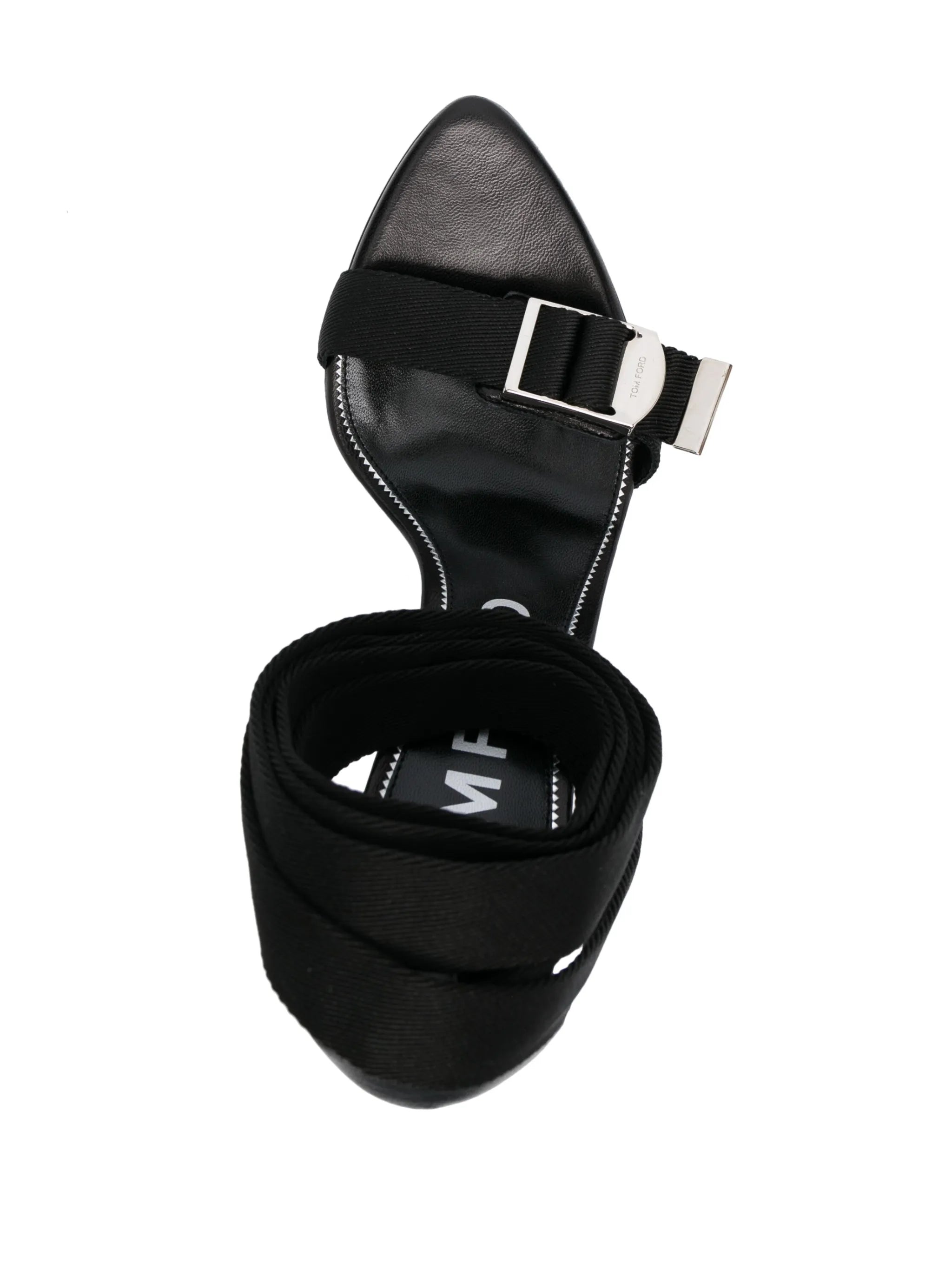 125mm tie-ankle sandals