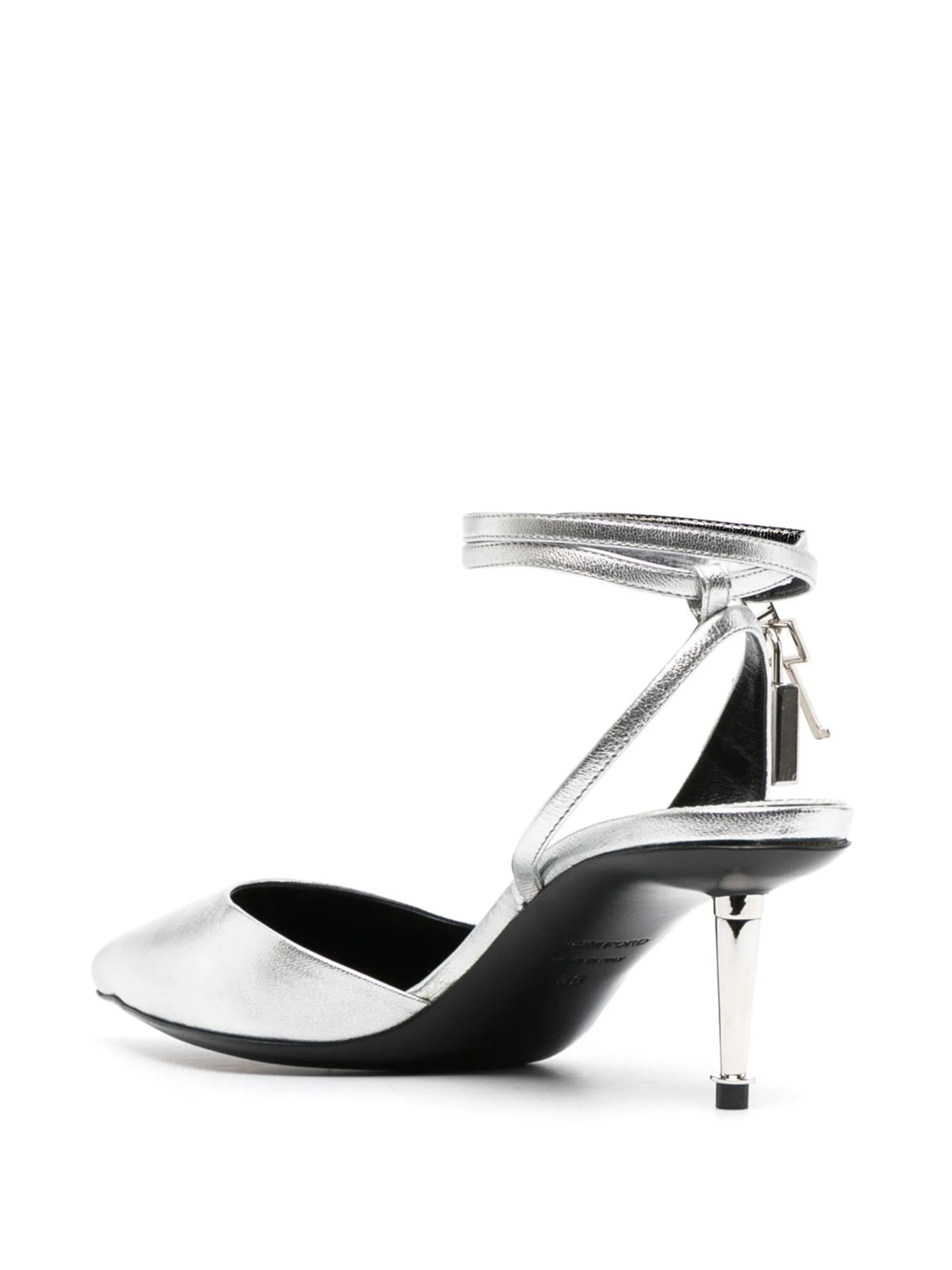 55mm padlock-detail leather pumps