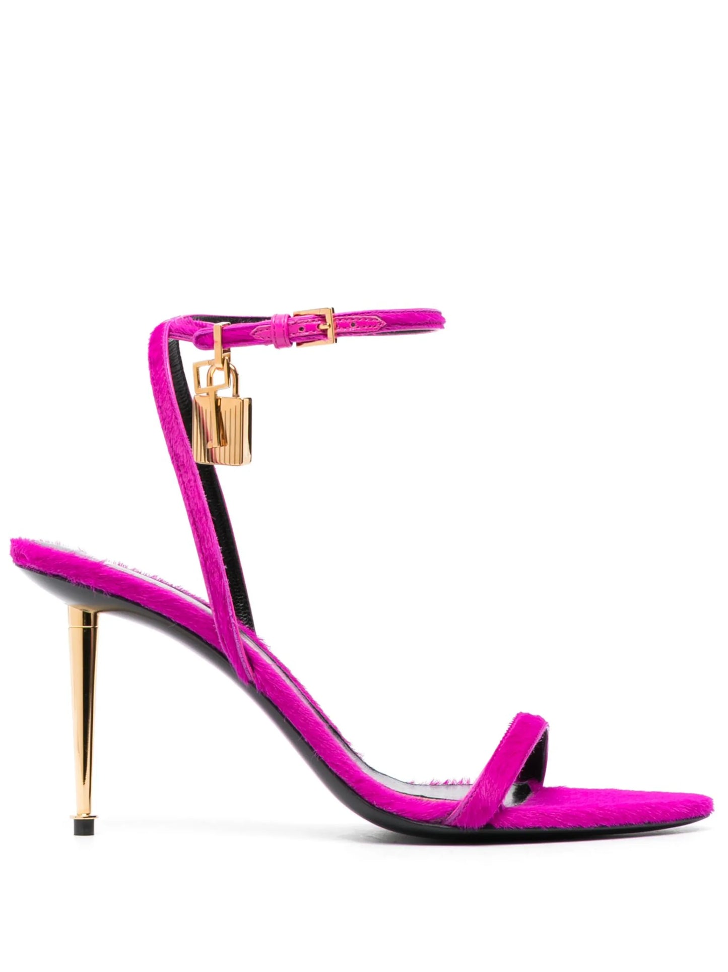 Padlock 85mm leather sandals