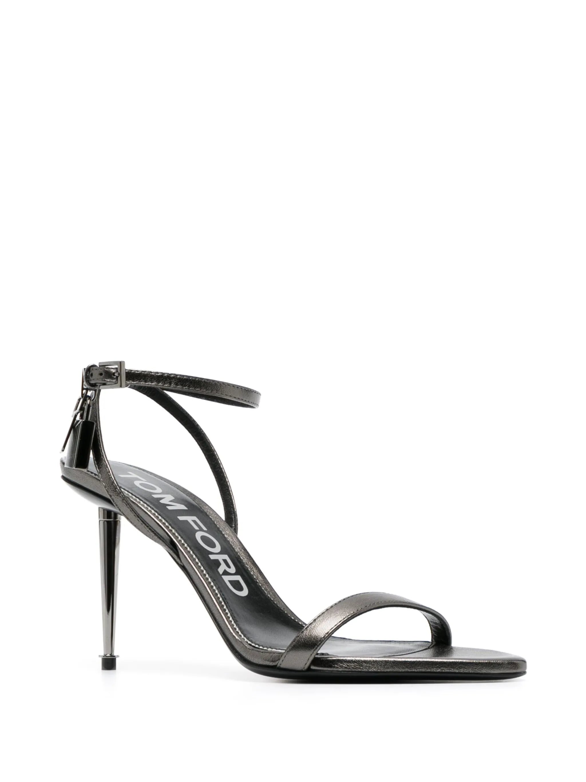 Padlock 105mm leather sandals