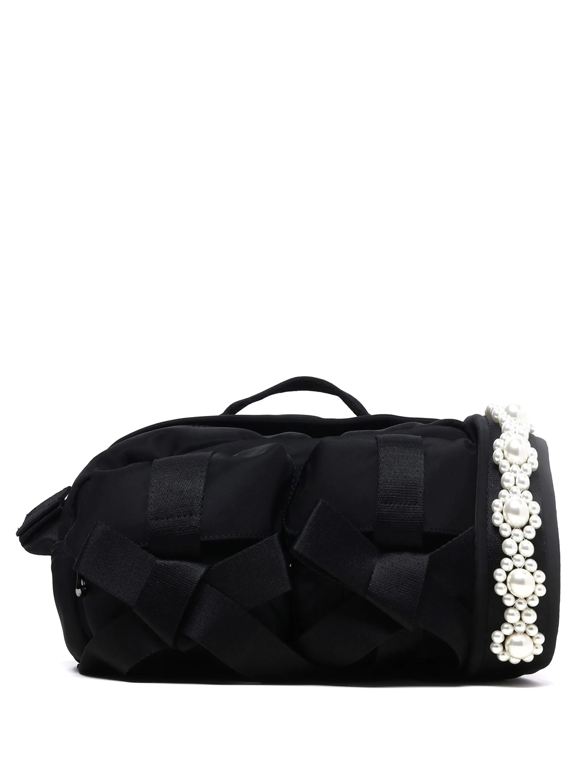 beaded classic bow crossbody bag