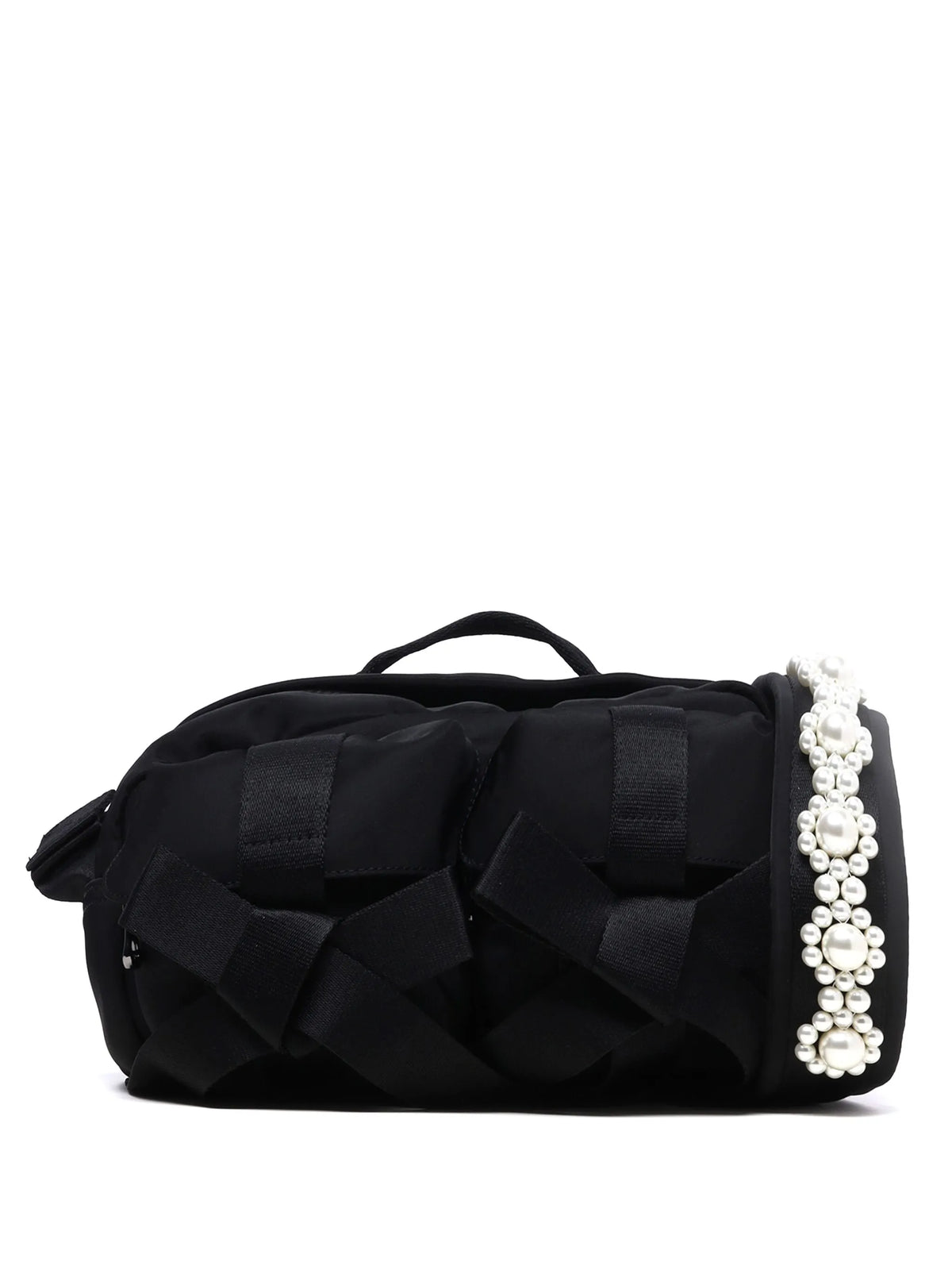 beaded classic bow crossbody bag