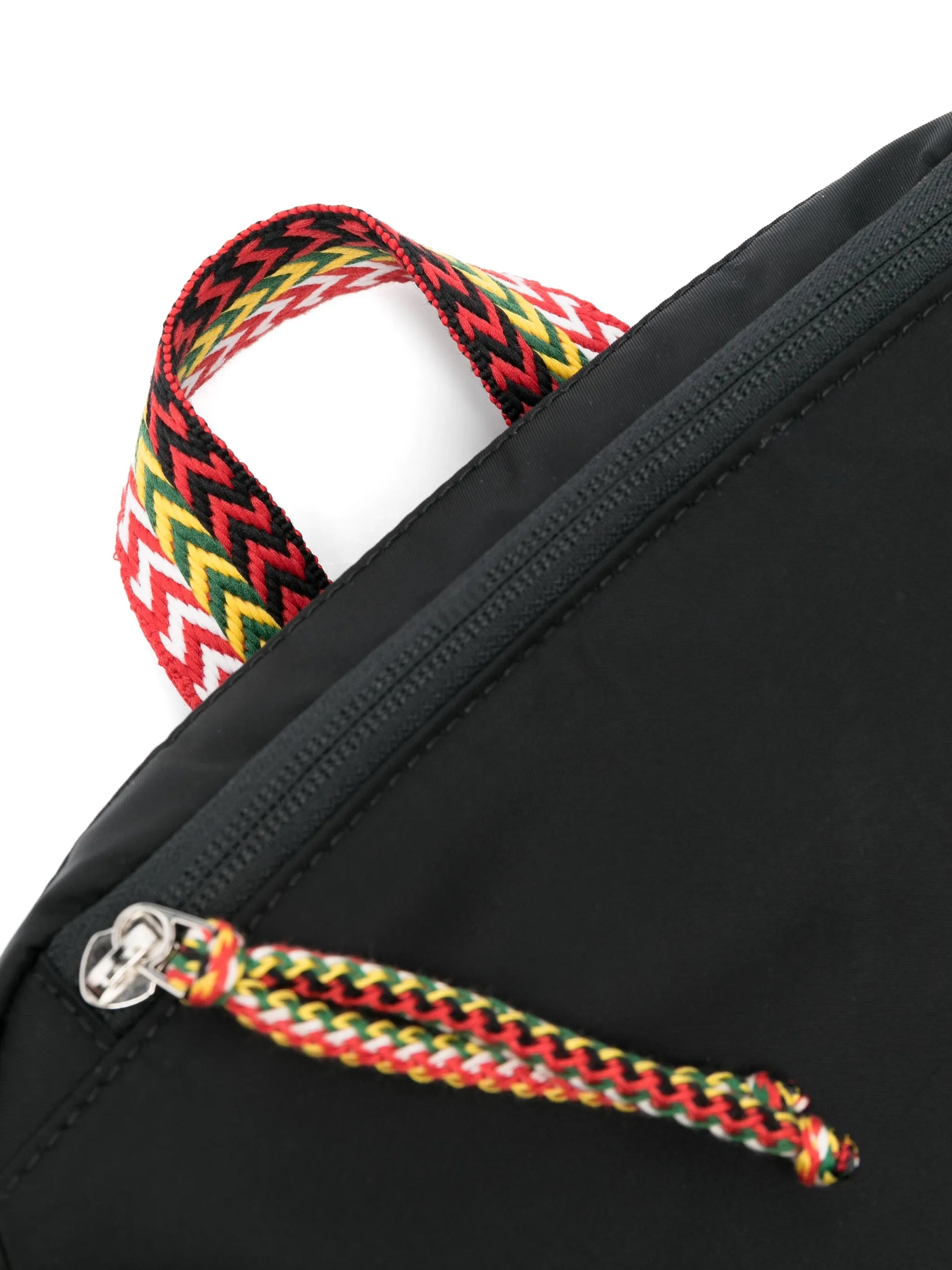 chevron woven pattern belt bag