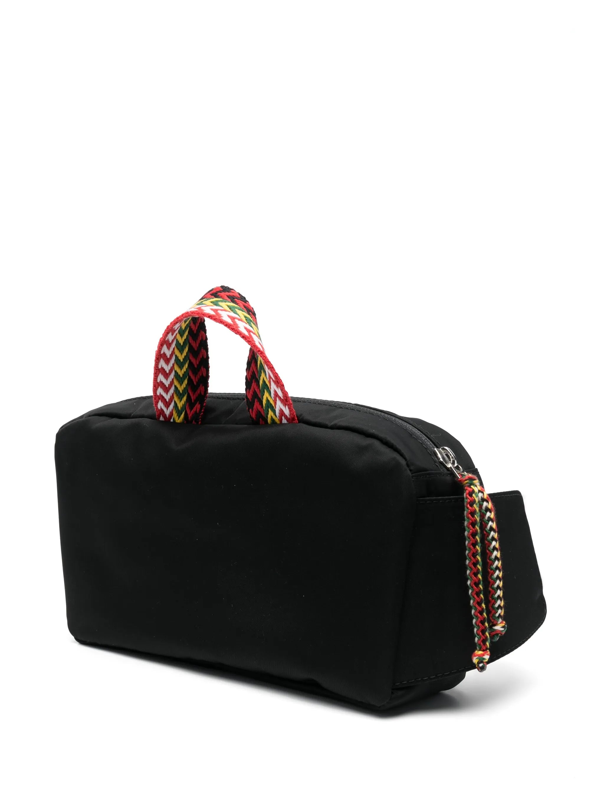 chevron woven pattern belt bag