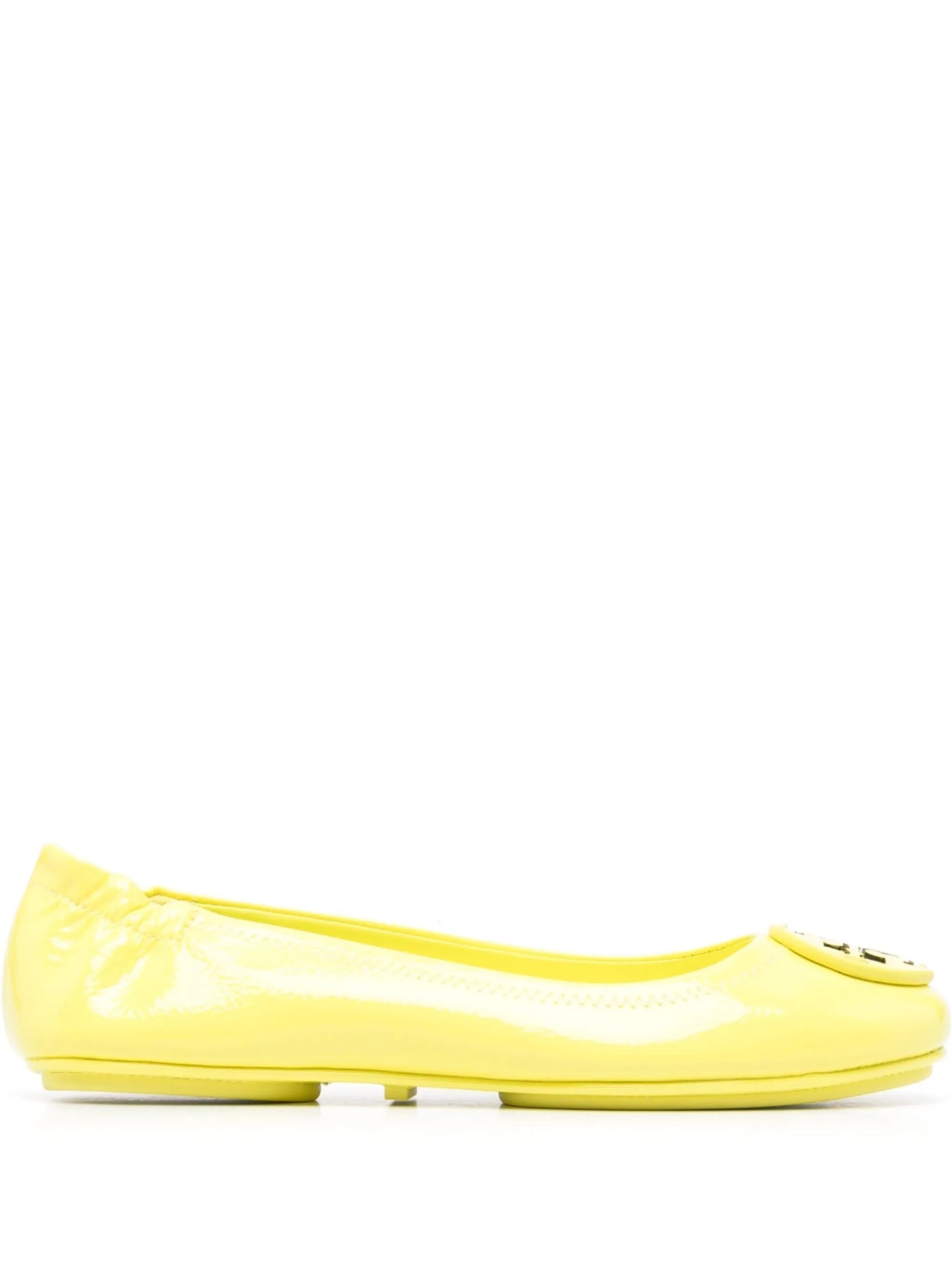 logo-plaque detail ballerina shoes