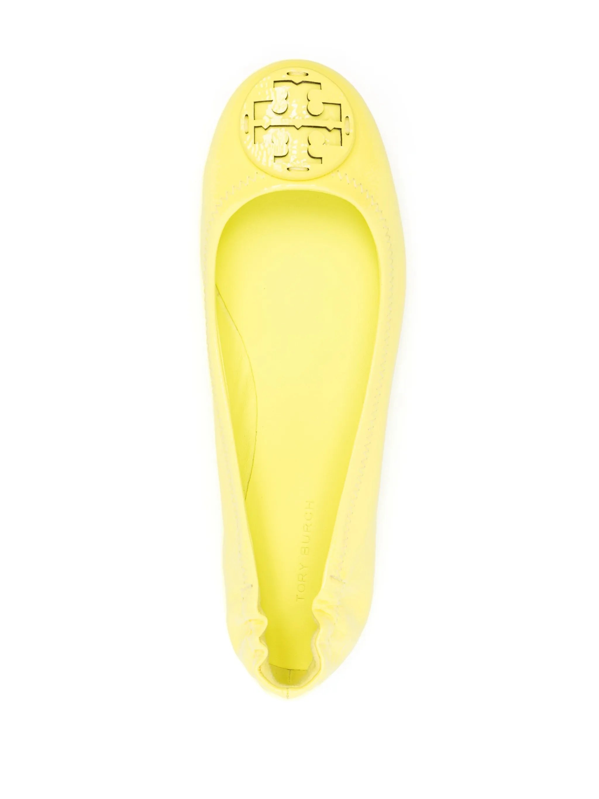 logo-plaque detail ballerina shoes