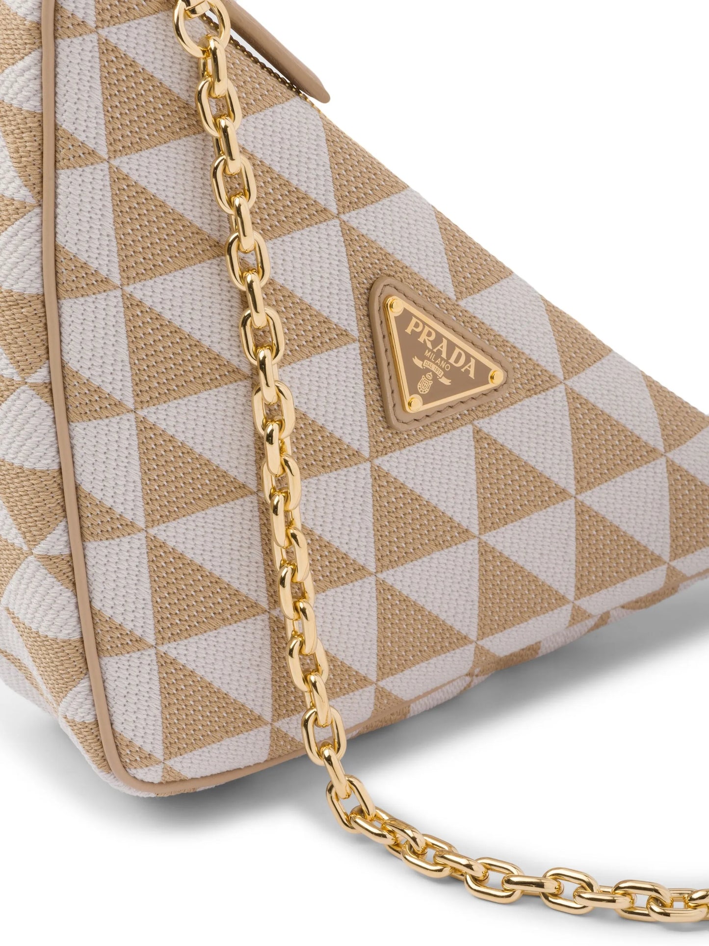 embroidered jacquard mini bag