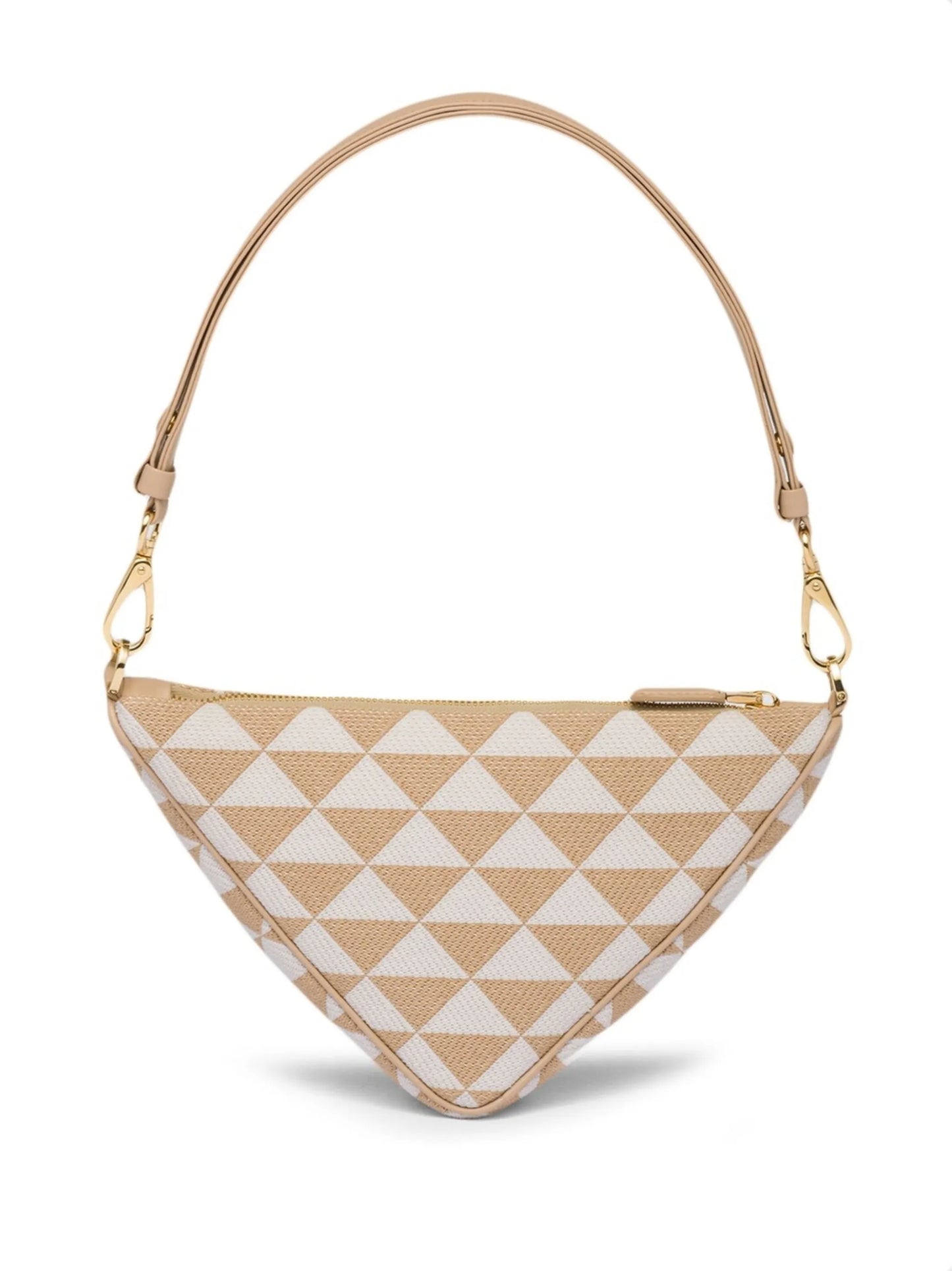 embroidered jacquard mini bag