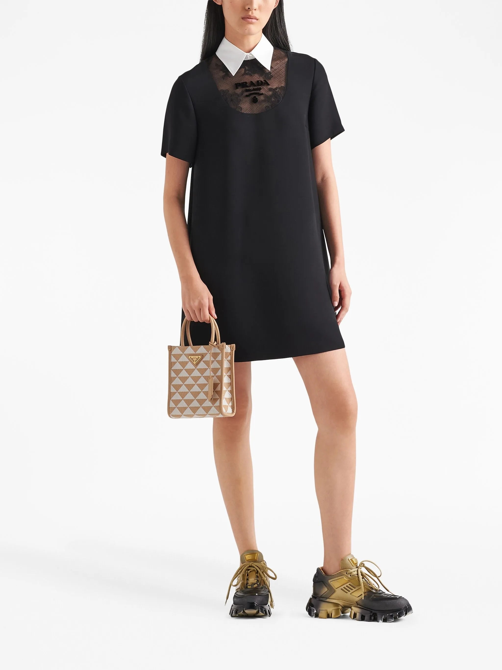Symbole embroidered mini bag