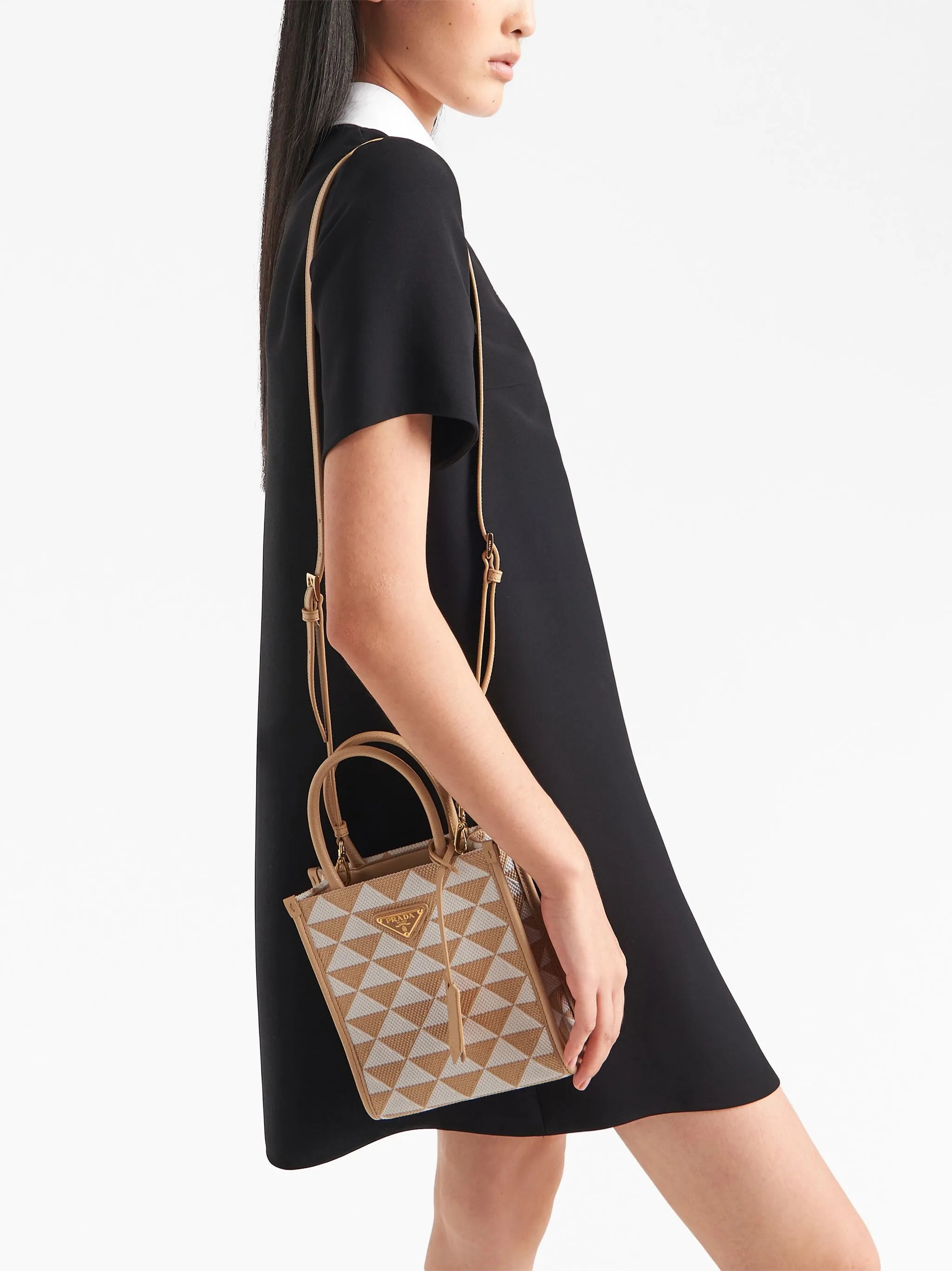 Symbole embroidered mini bag