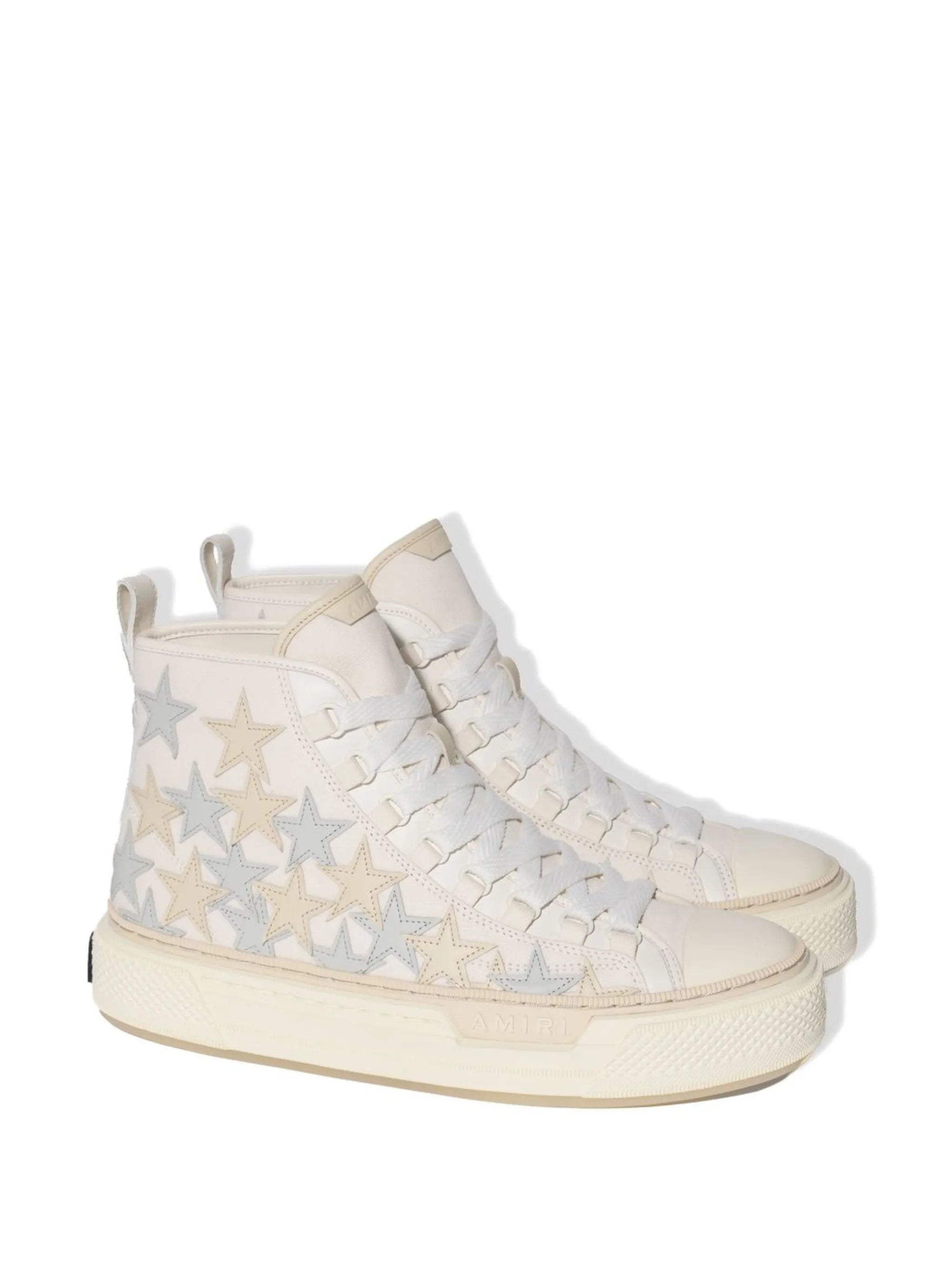 star-patch high-top sneakers