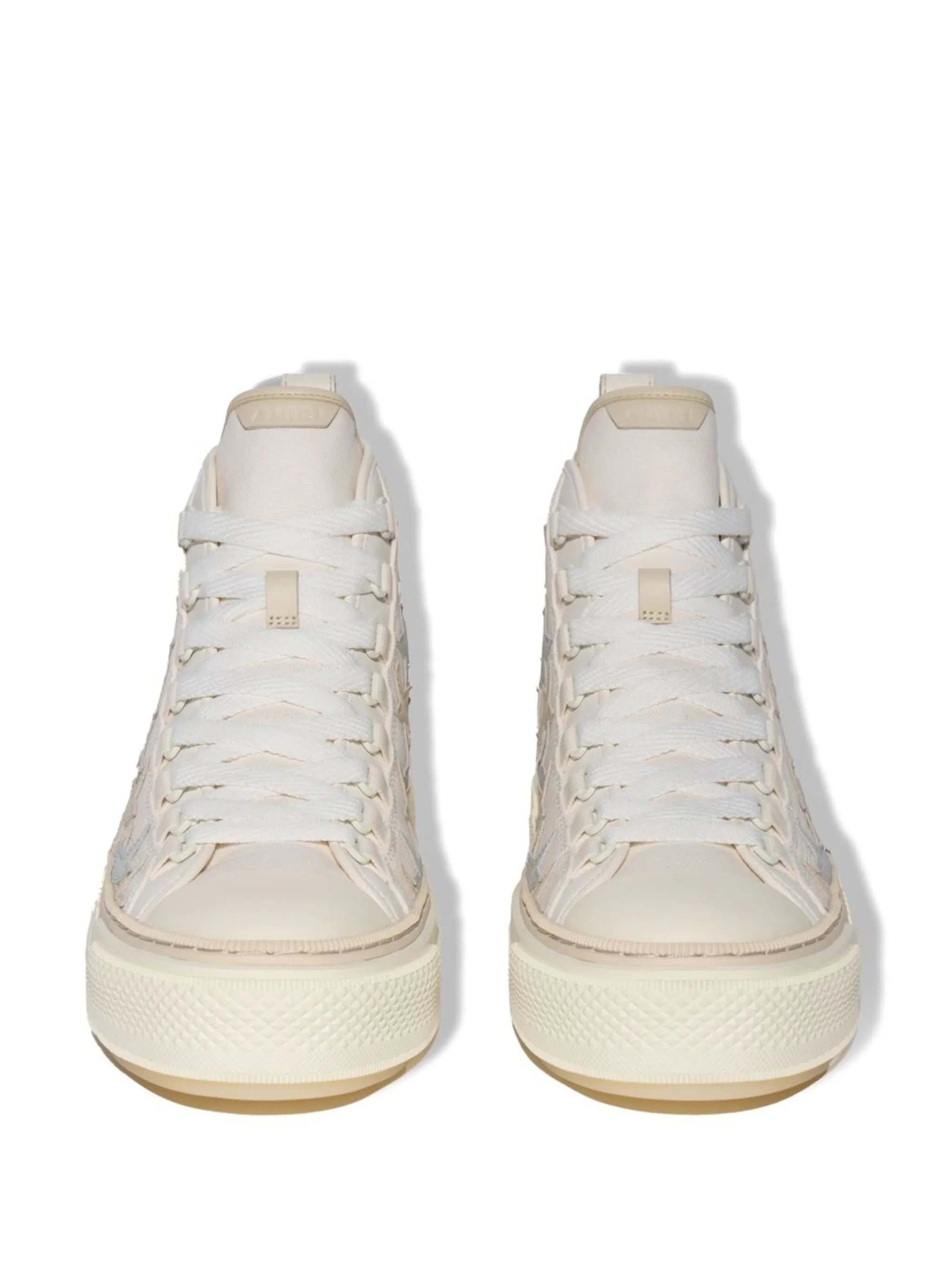 star-patch high-top sneakers
