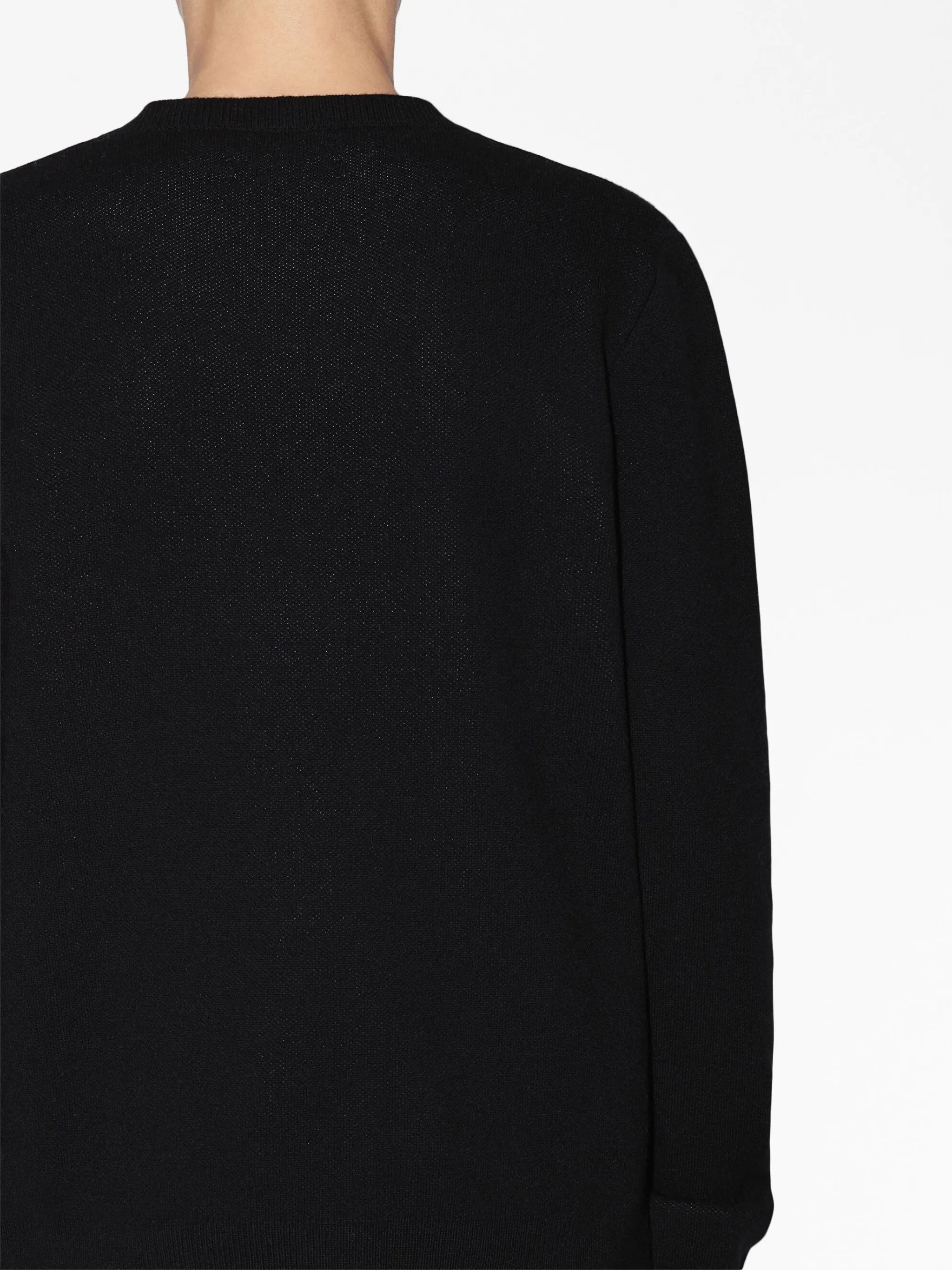crystal ball print long-sleeve sweatshirt