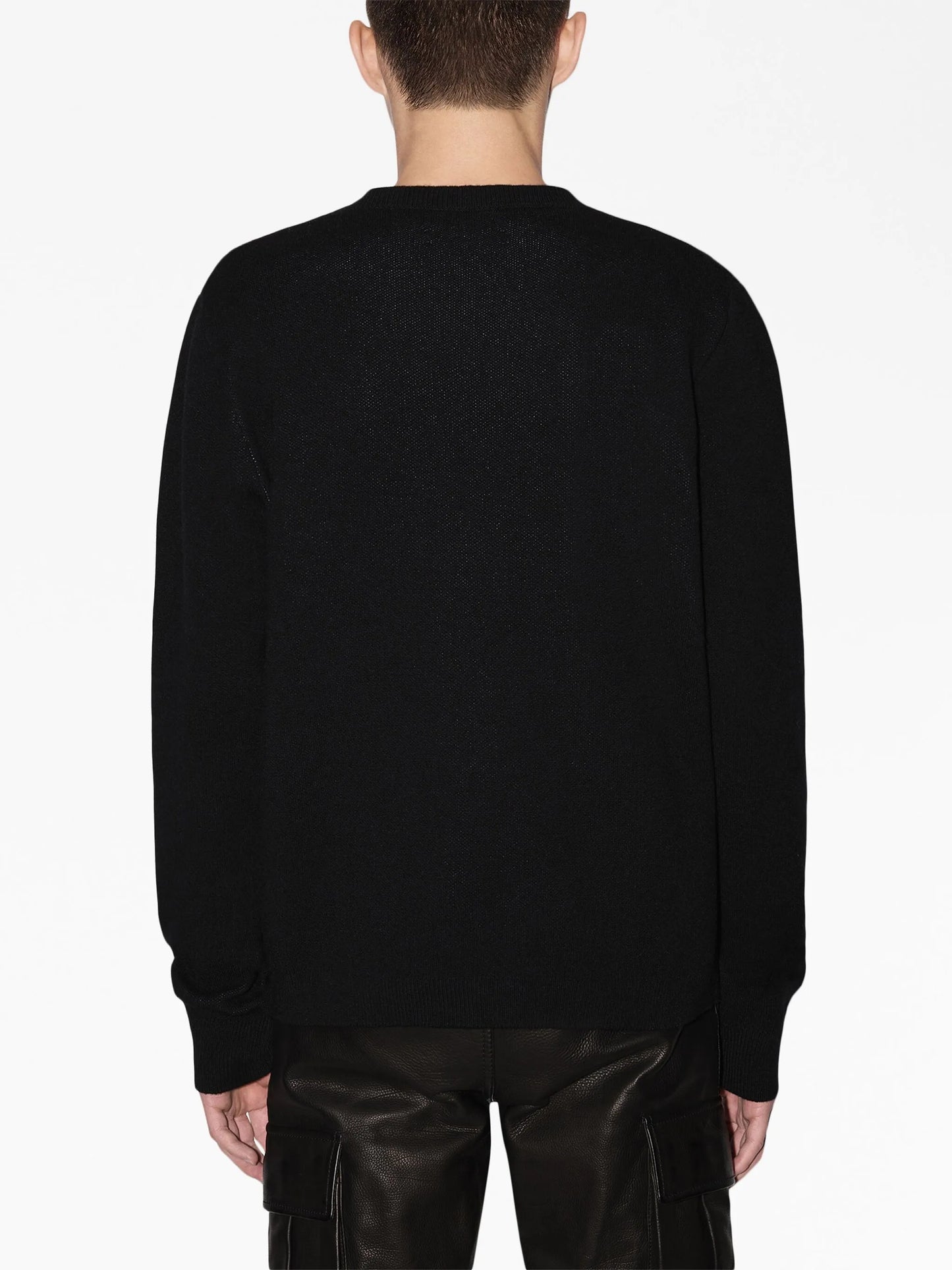 crystal ball print long-sleeve sweatshirt