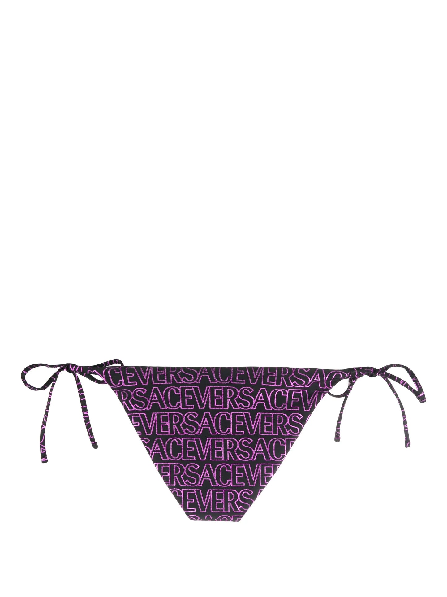 logo-print tie-fastening bikini bottoms