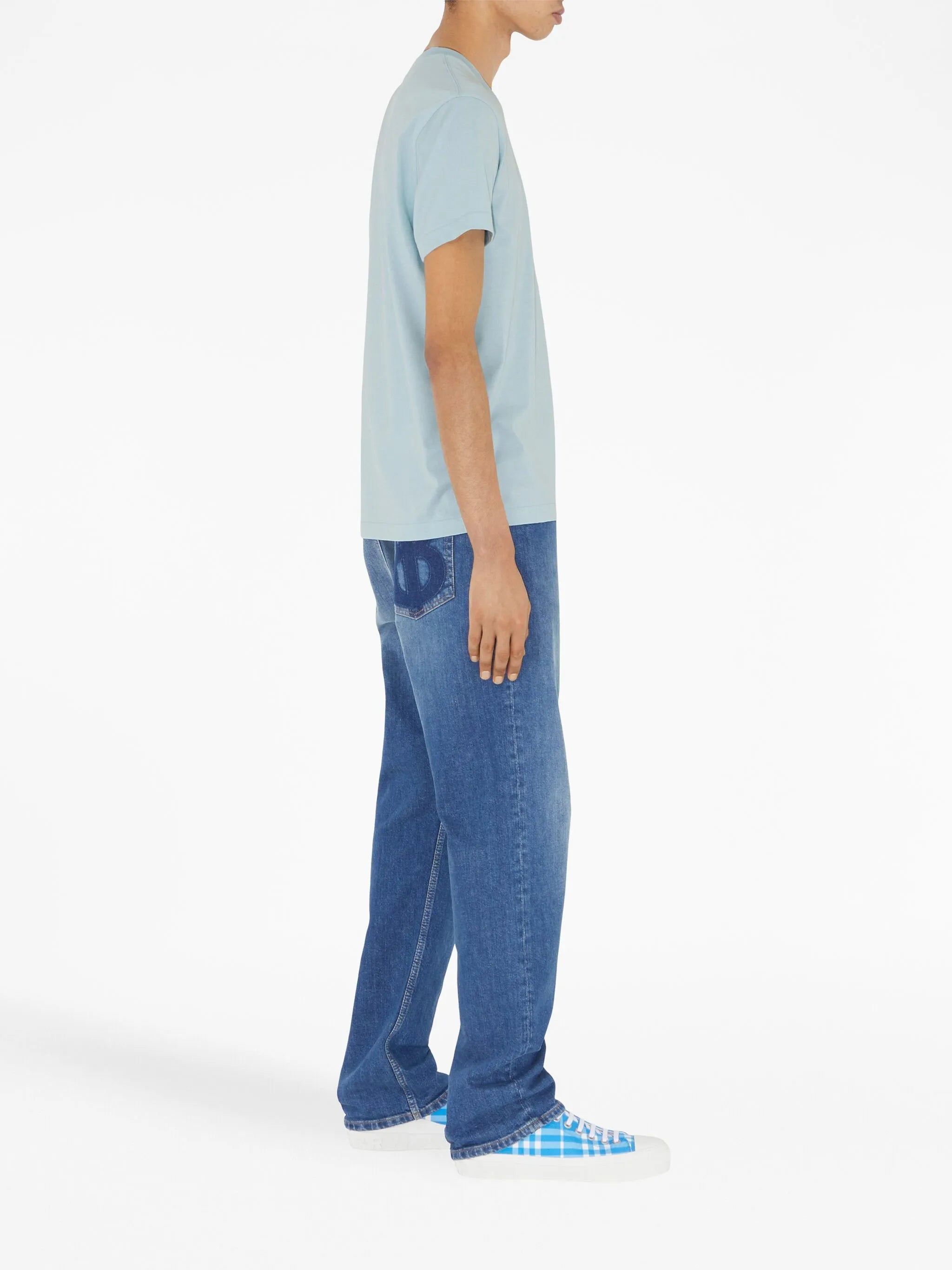 embroidered-logo cotton T-shirt