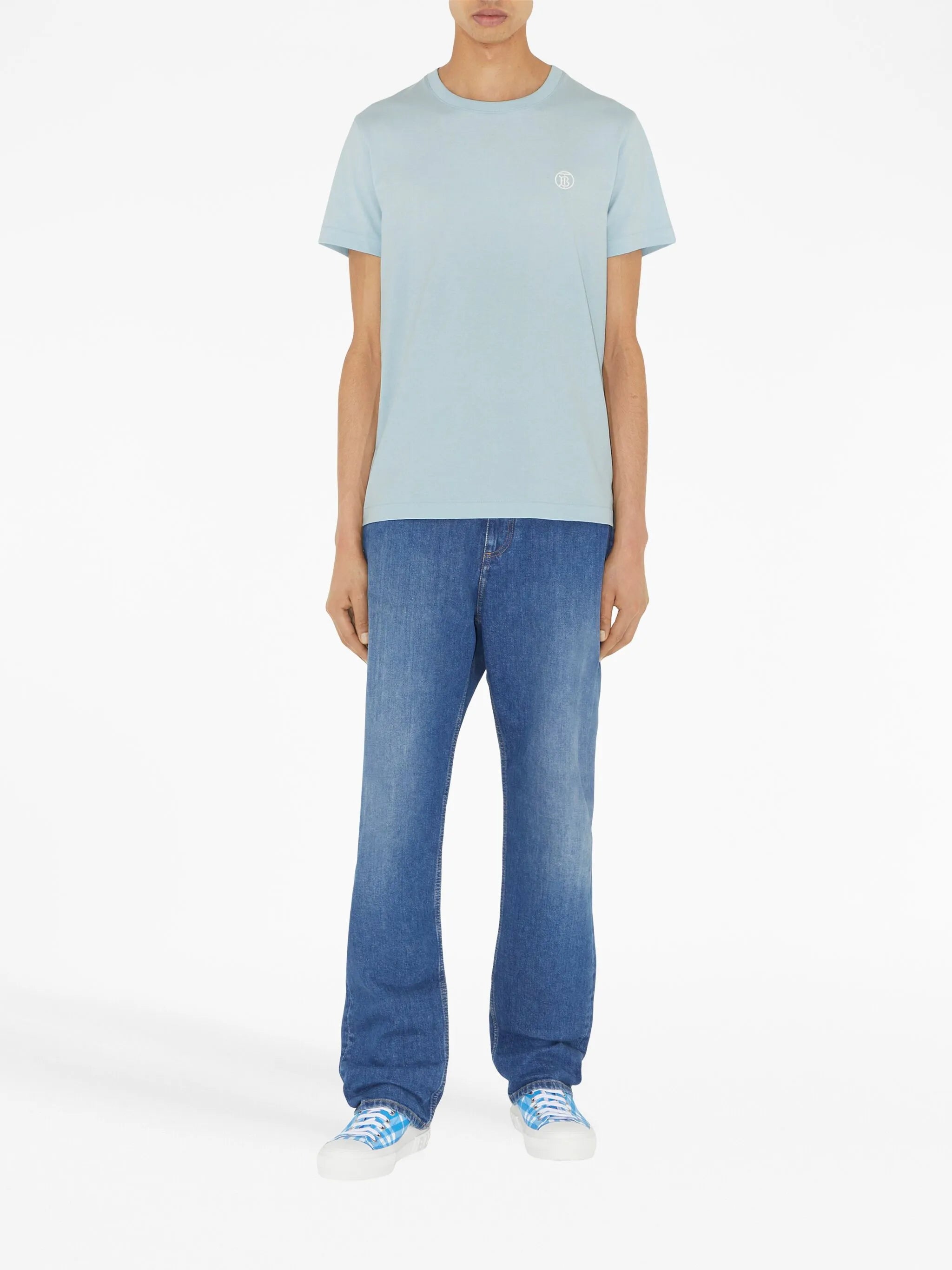 embroidered-logo cotton T-shirt