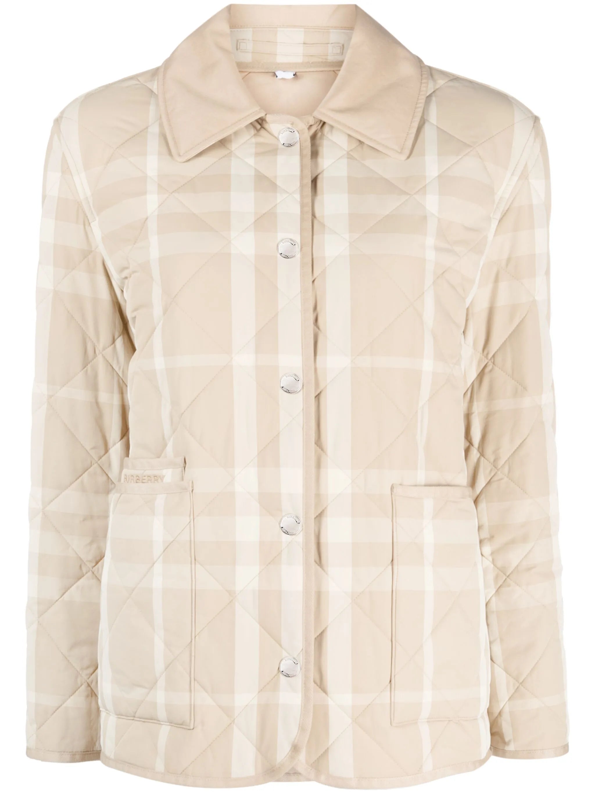 diamond quilted barn jacket