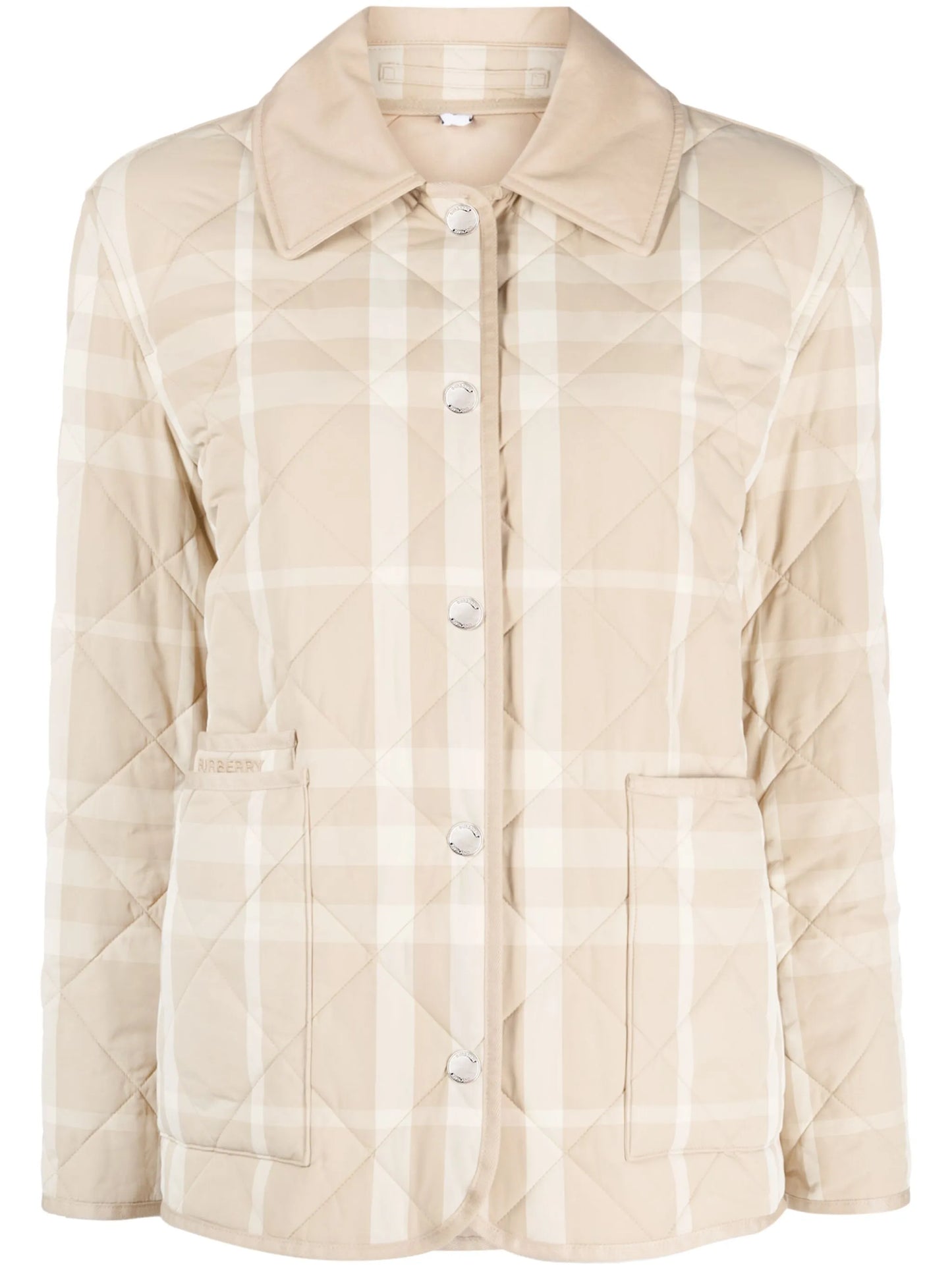 diamond quilted barn jacket