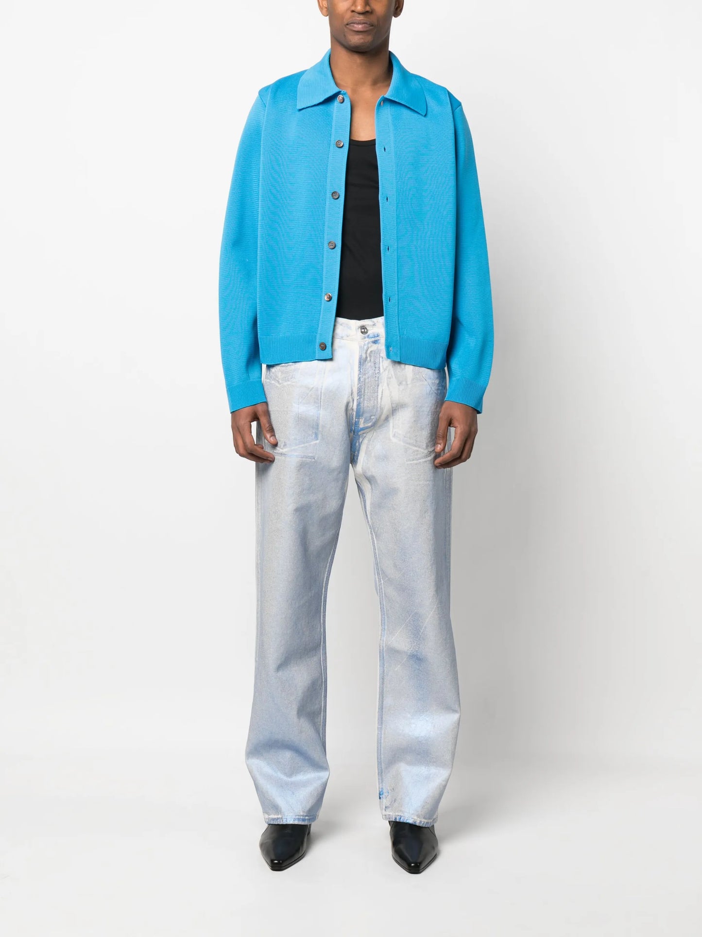 Evening Polo knit cardigan