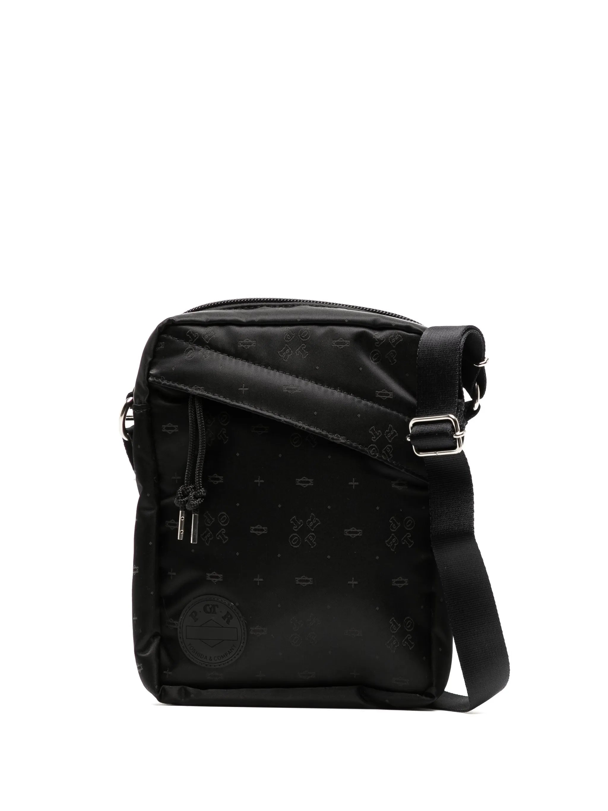 monogram-pattern shoulder bag