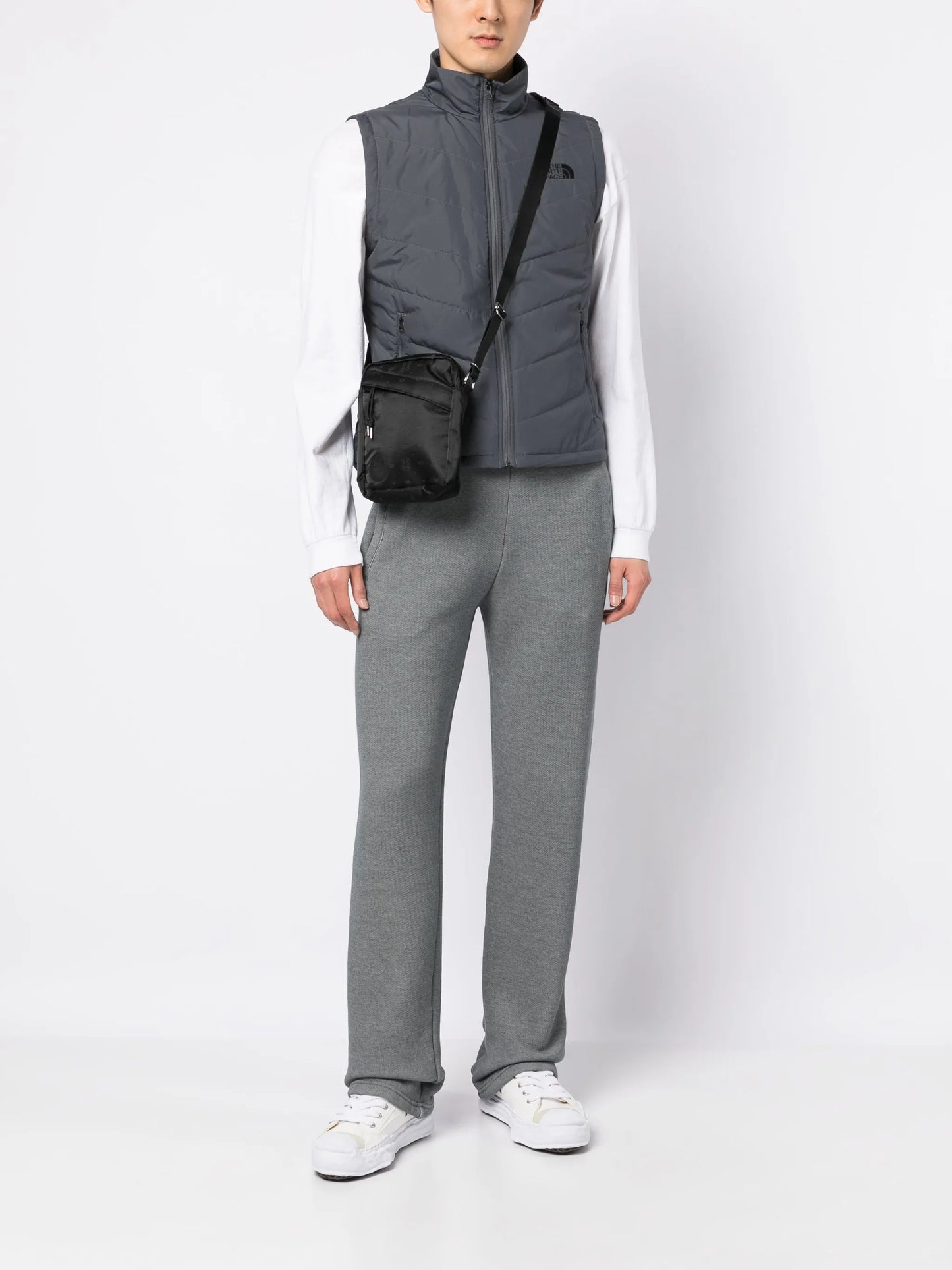 monogram-pattern shoulder bag