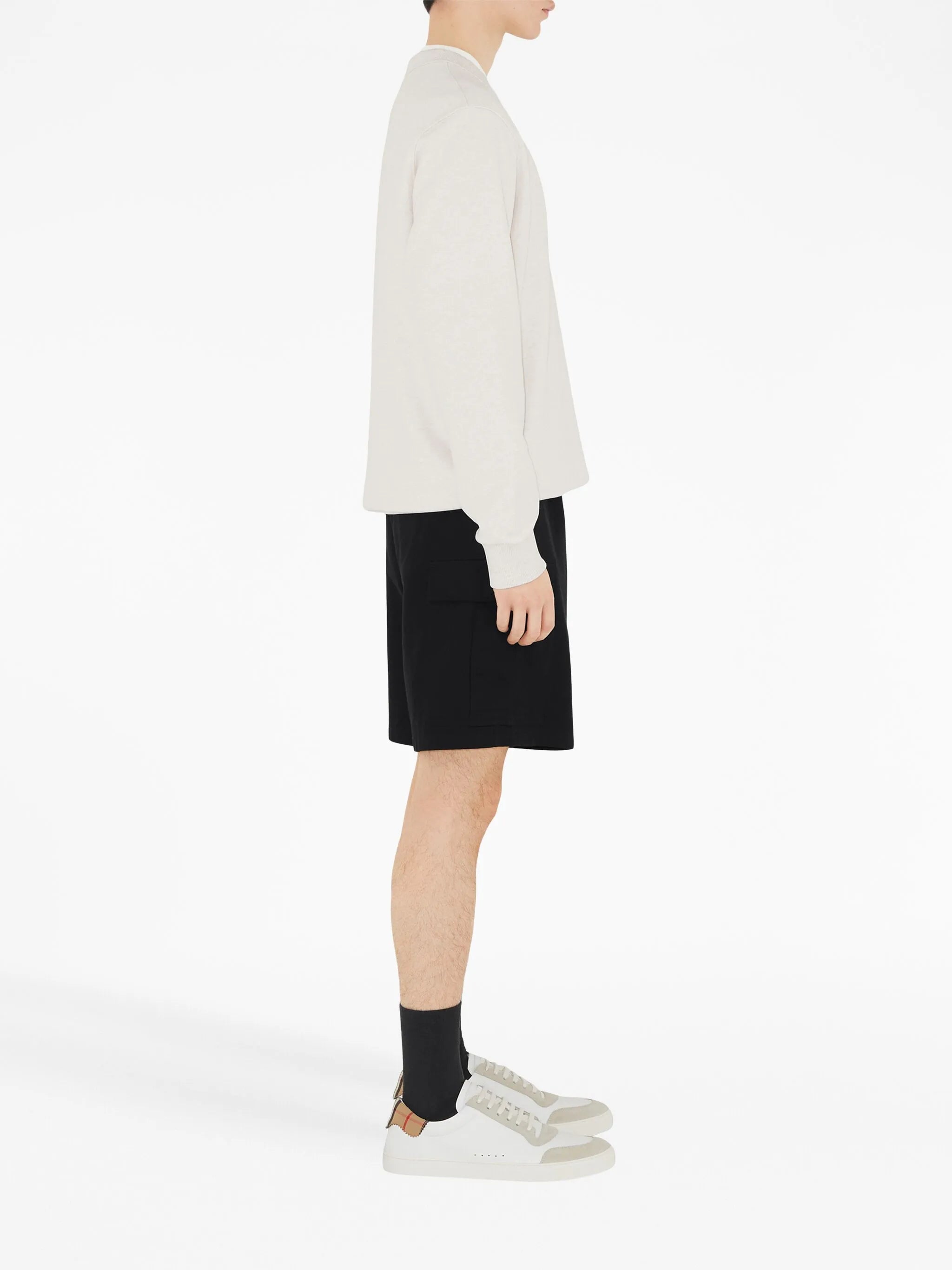 logo-print detail sweatshirt