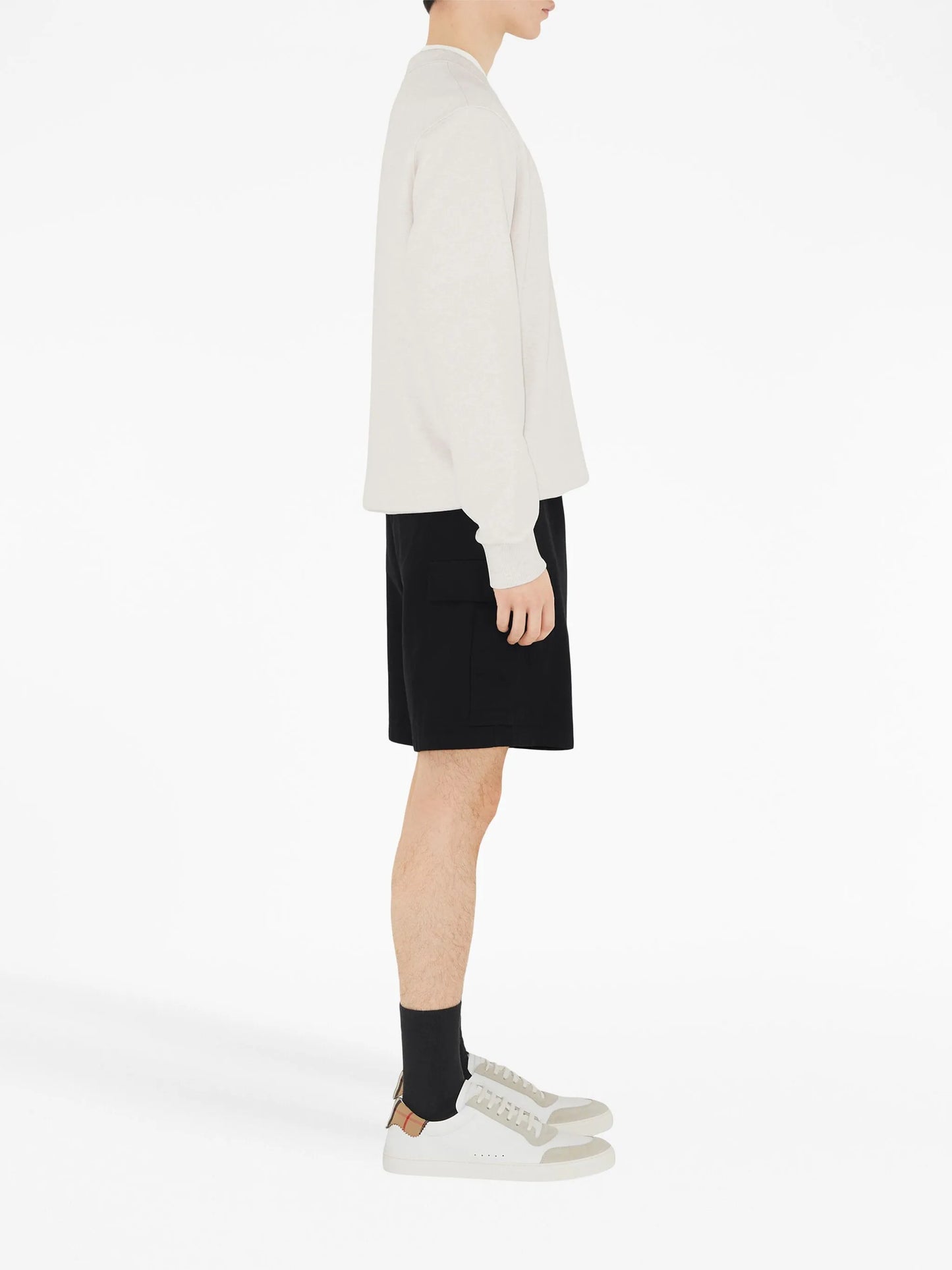 logo-print detail sweatshirt