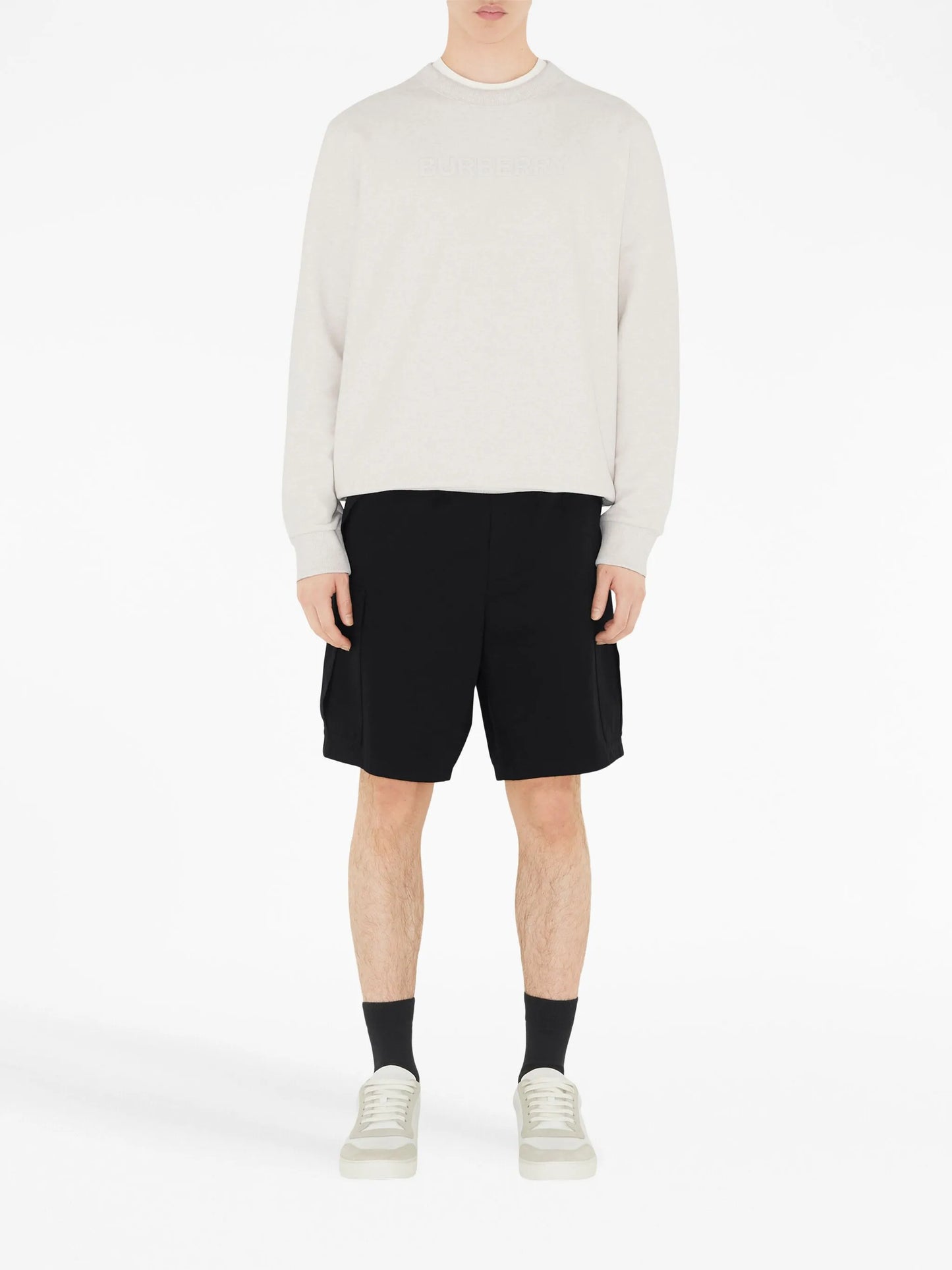 logo-print detail sweatshirt