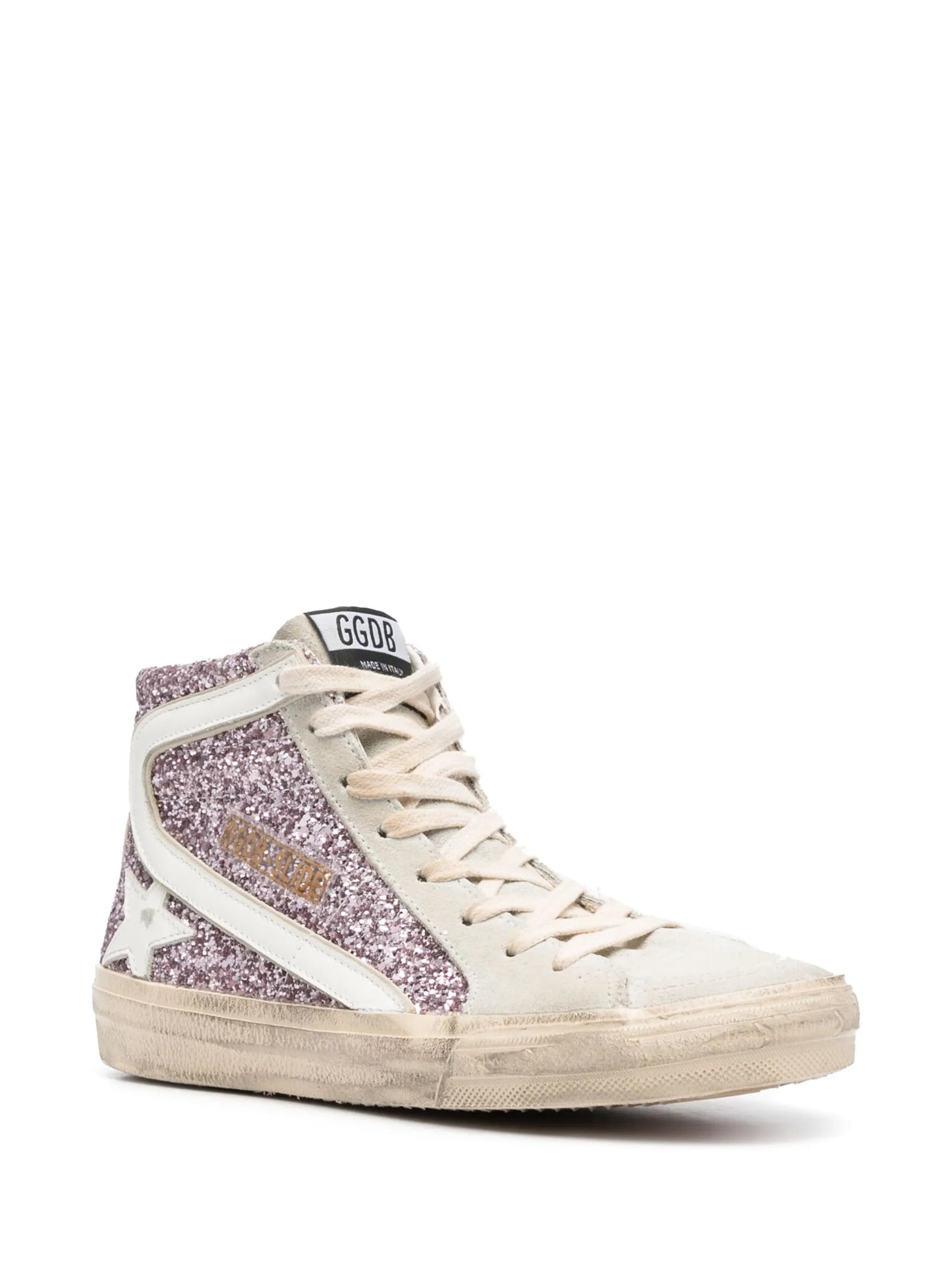 Slide glitter-detail sneakers