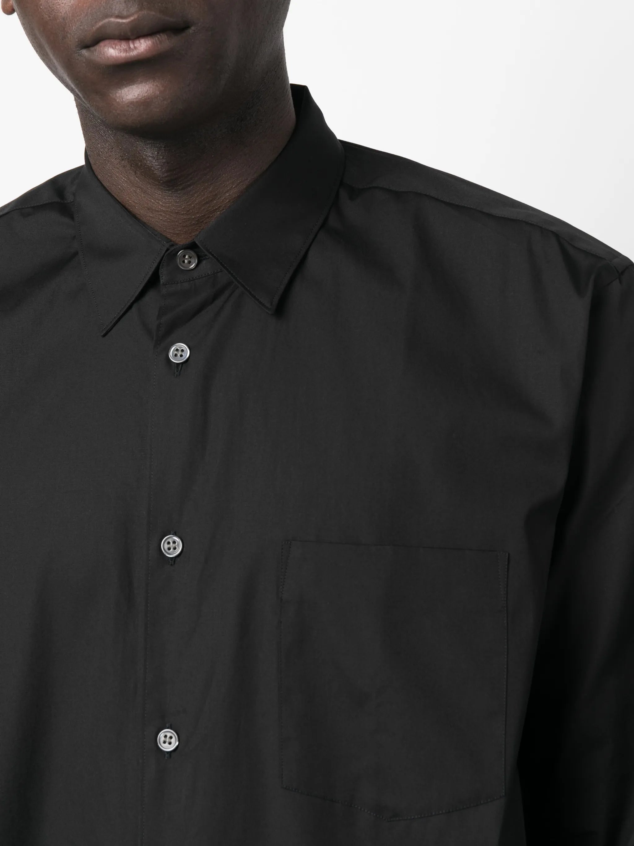 long-sleeve cotton shirt