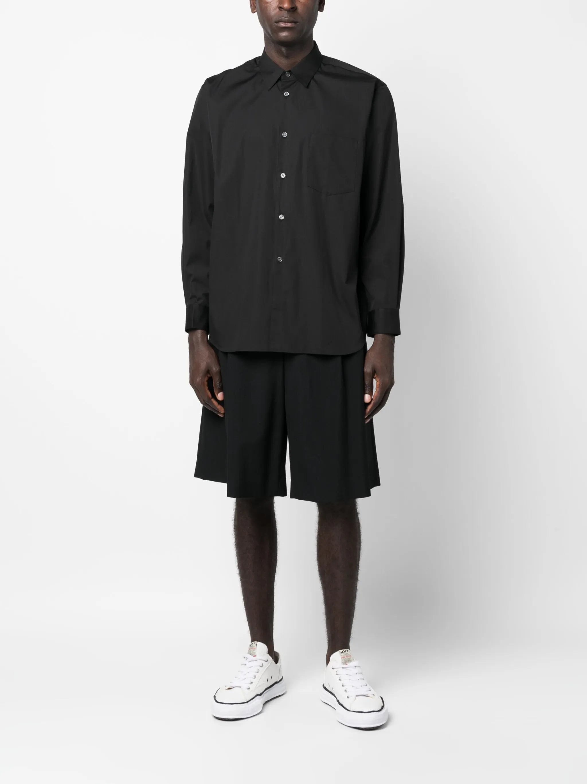 long-sleeve cotton shirt