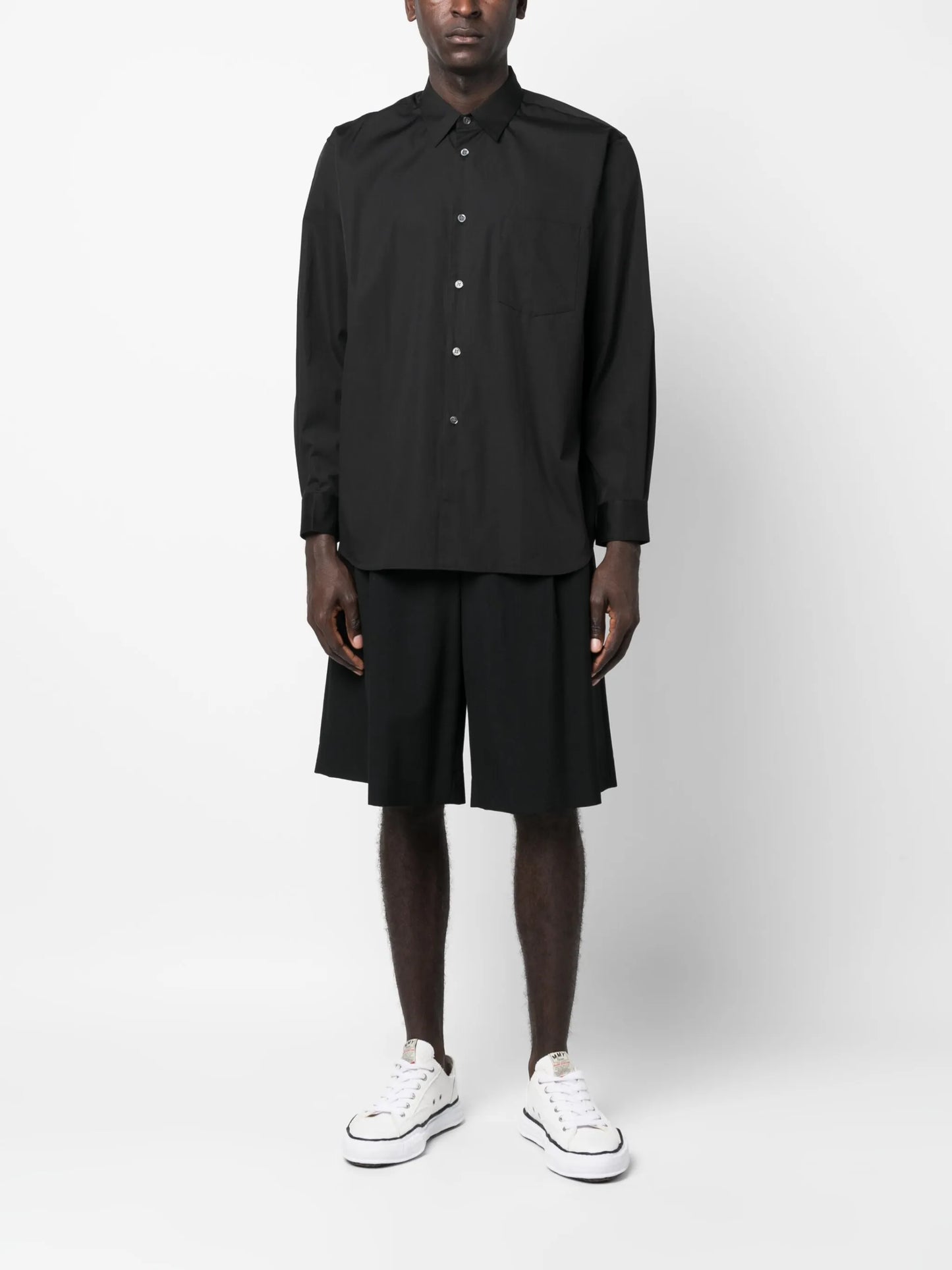 long-sleeve cotton shirt